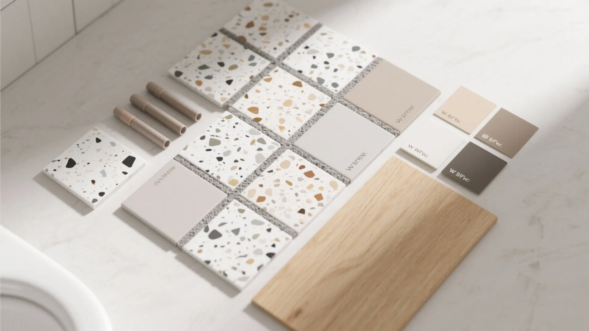 Terrazzo-Look Porcelain for Texture and Camouflage