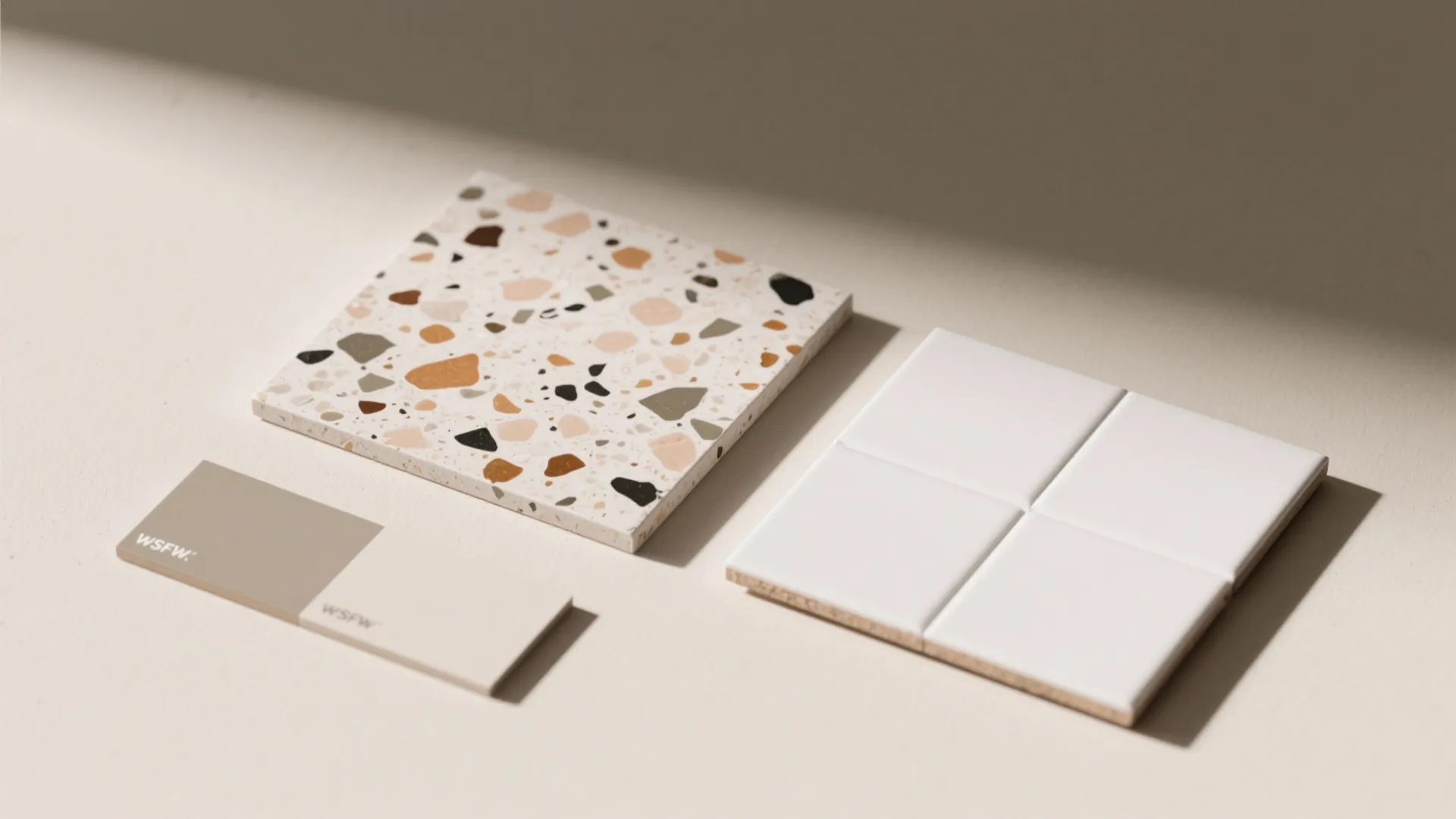 Terrazzo-style porcelain for modern play