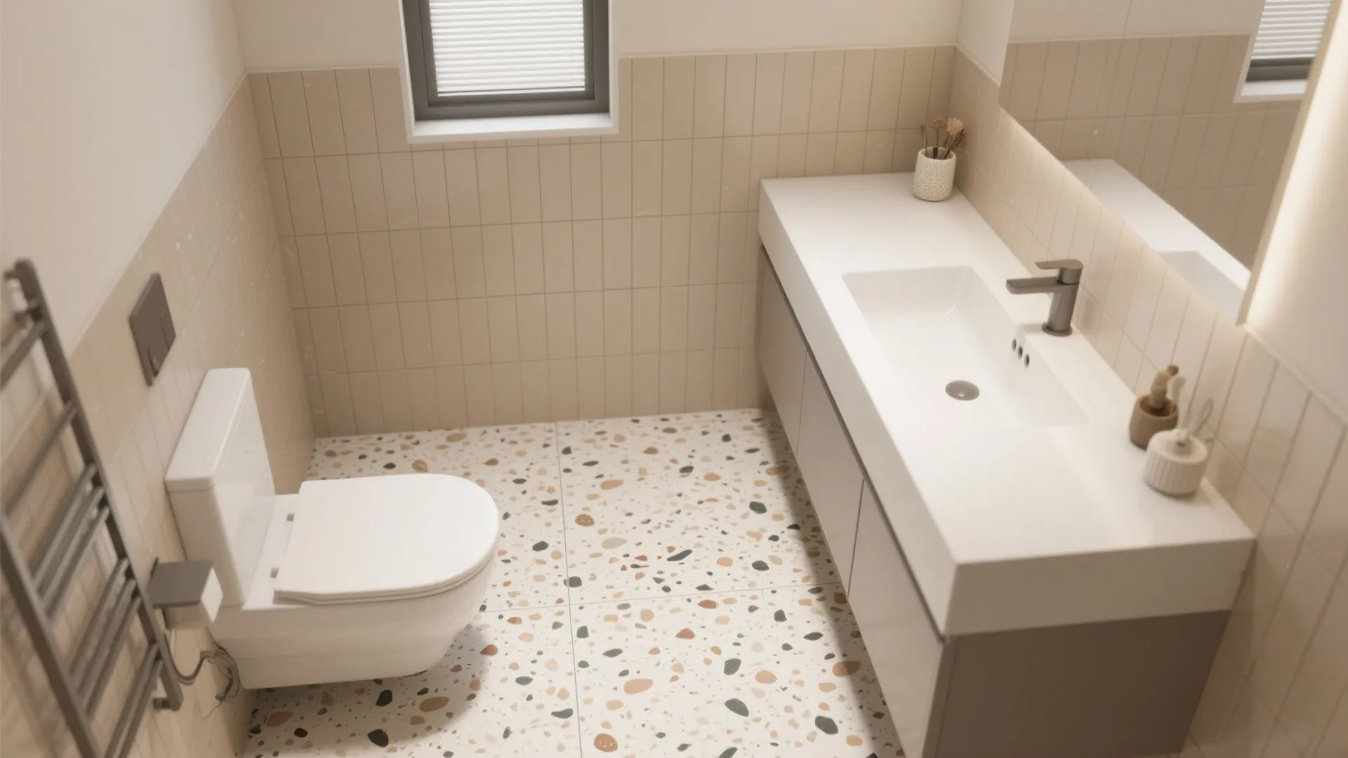 Porcelain That Mimics Stone, Wood, or Terrazzo