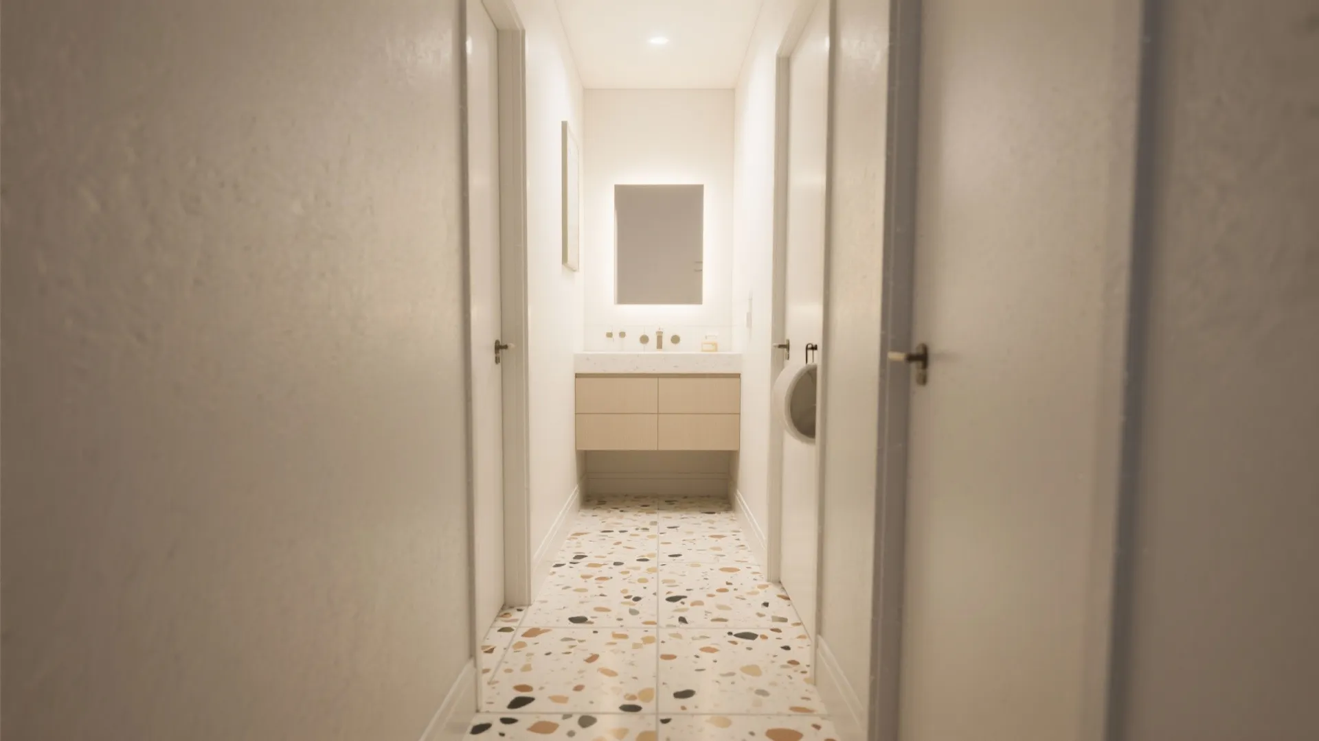 Terrazzo-style porcelain for modern play