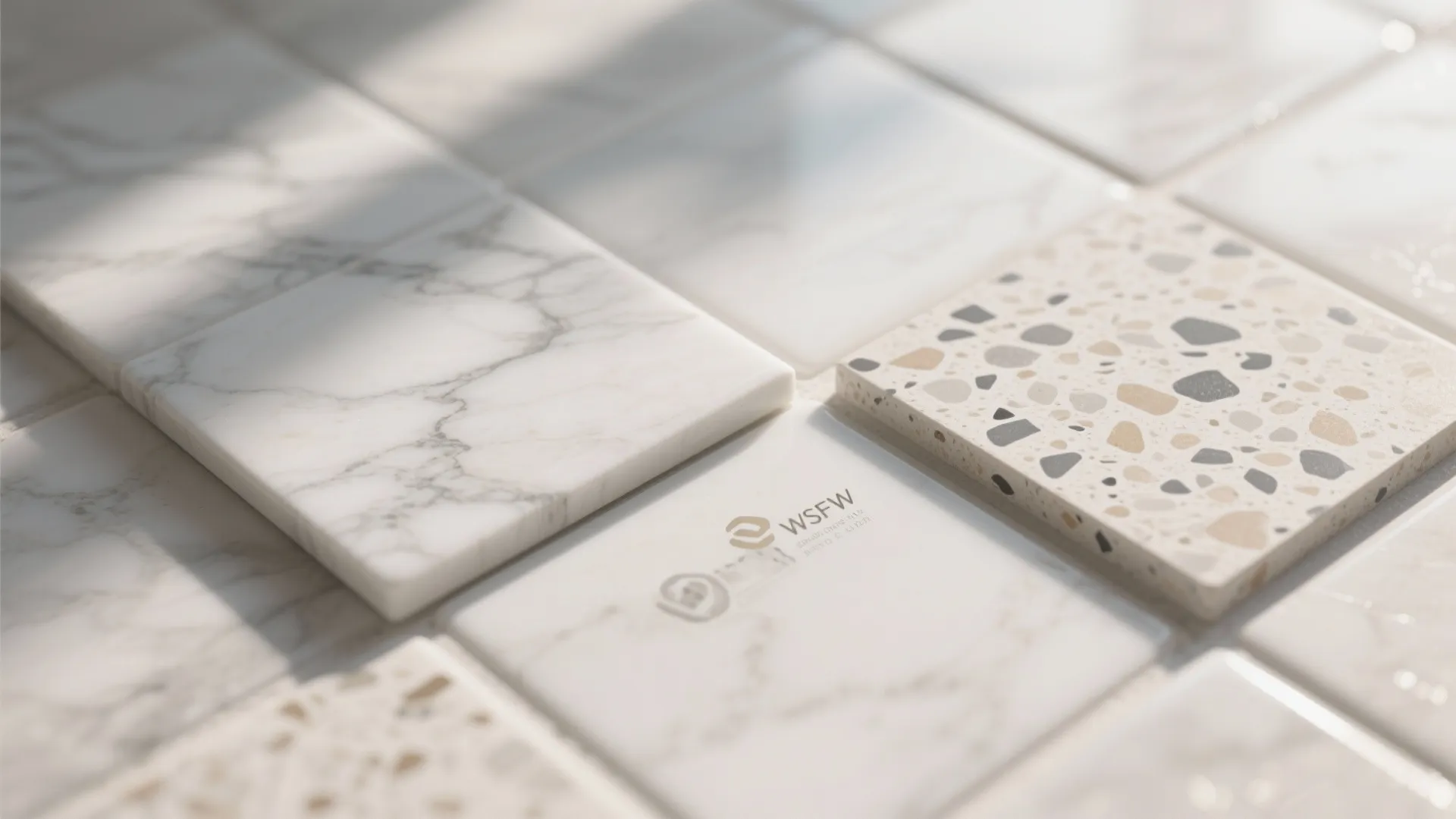 Faux Terrazzo or Marble for a Spa Vibe