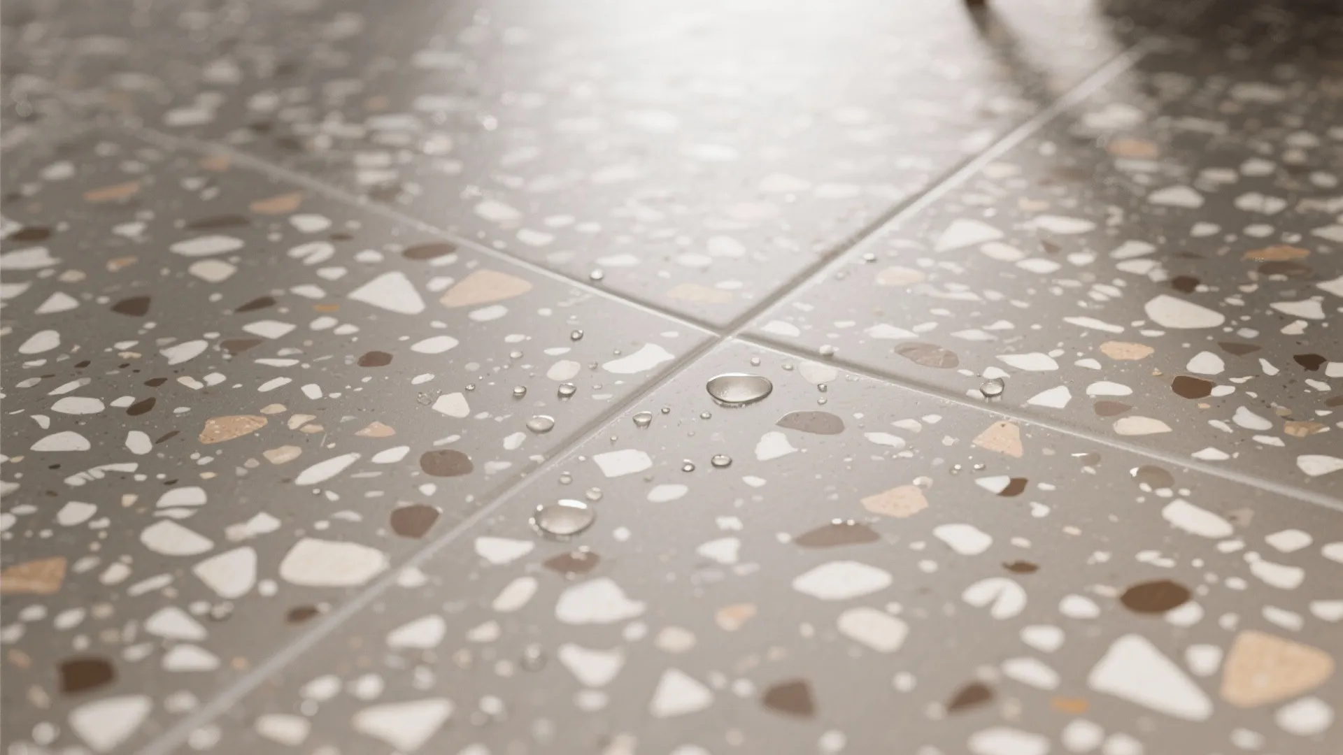 Terrazzo-Look Porcelain That Hides Life’s Little Messes