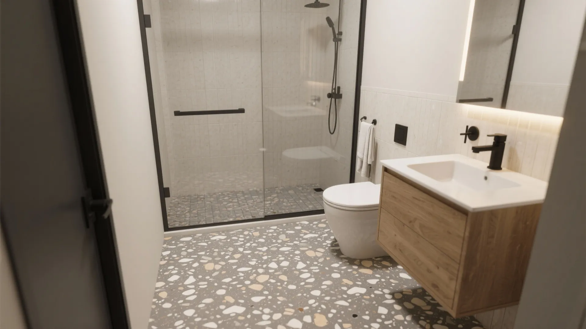 3) Terrazzo Floors with Micro-Chips for Slip Control