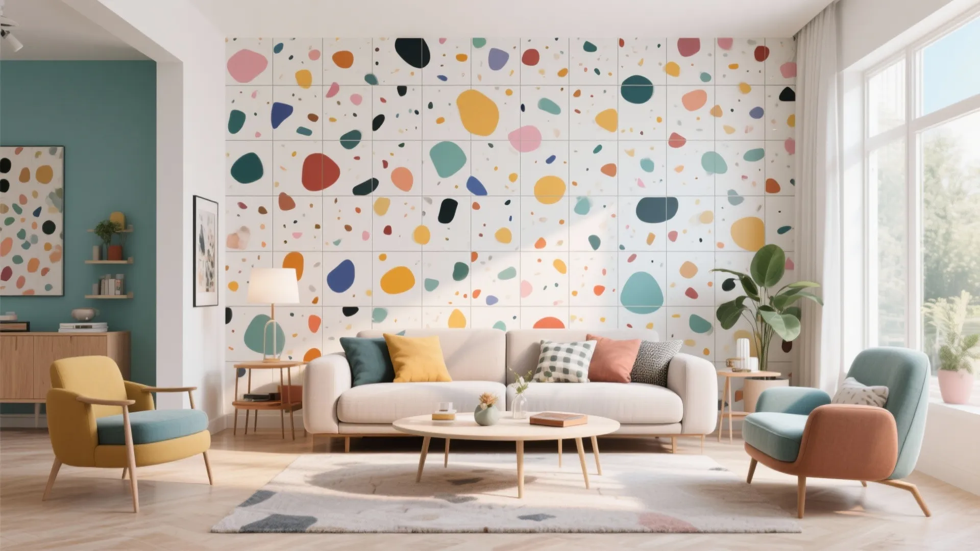 8. Terrazzo Wall Tiles