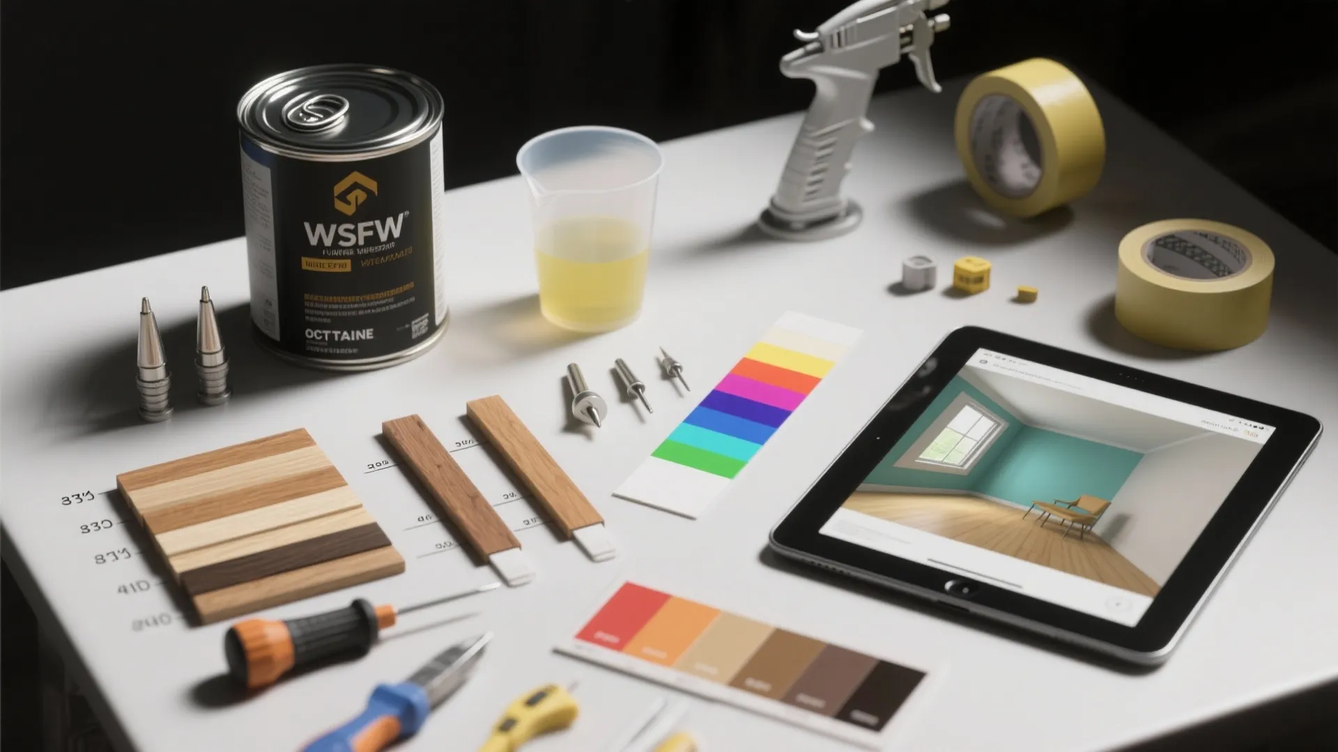 5. Test, thin, and match tips to paint type