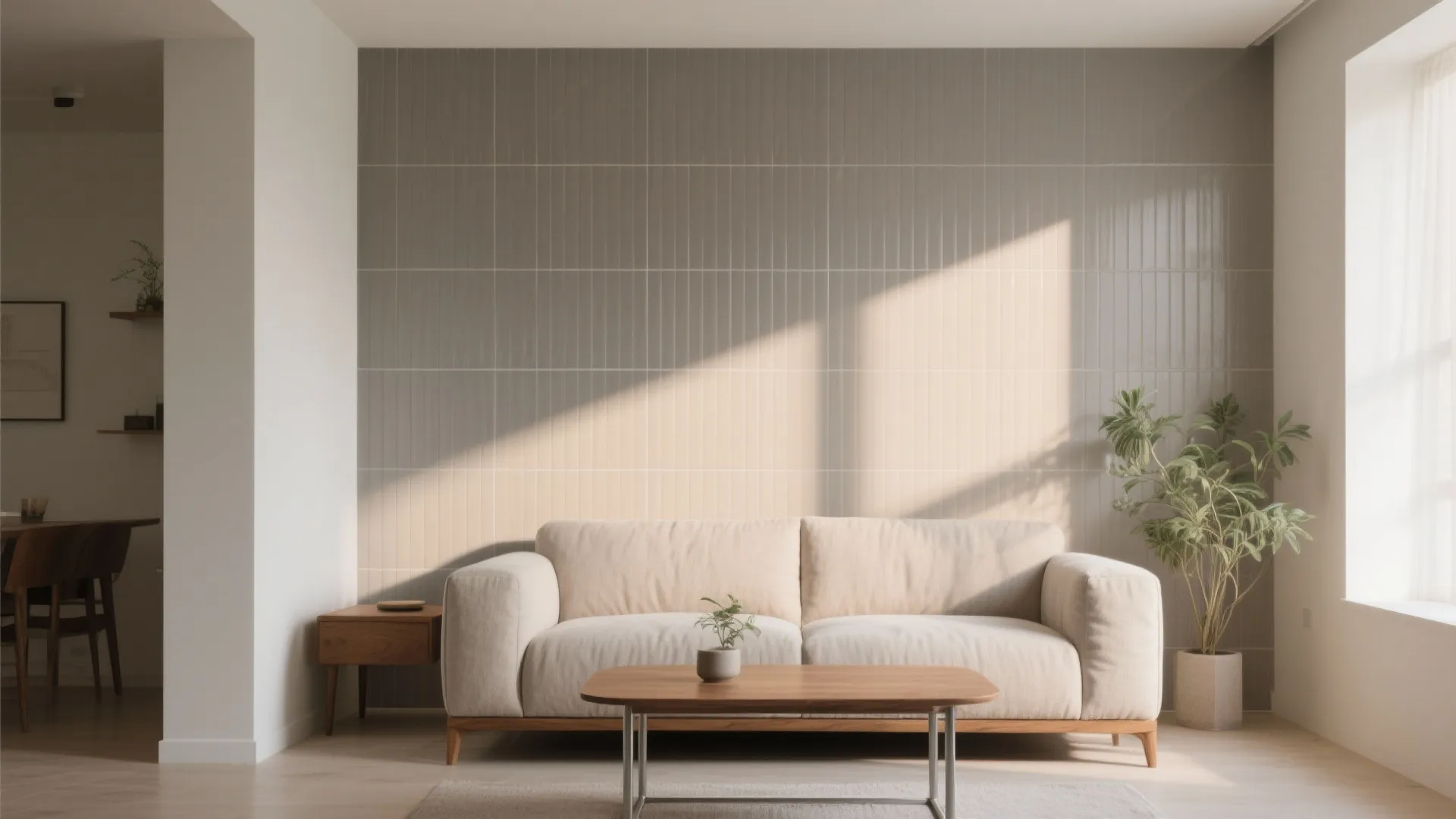 Textured Porcelain Feature Wall