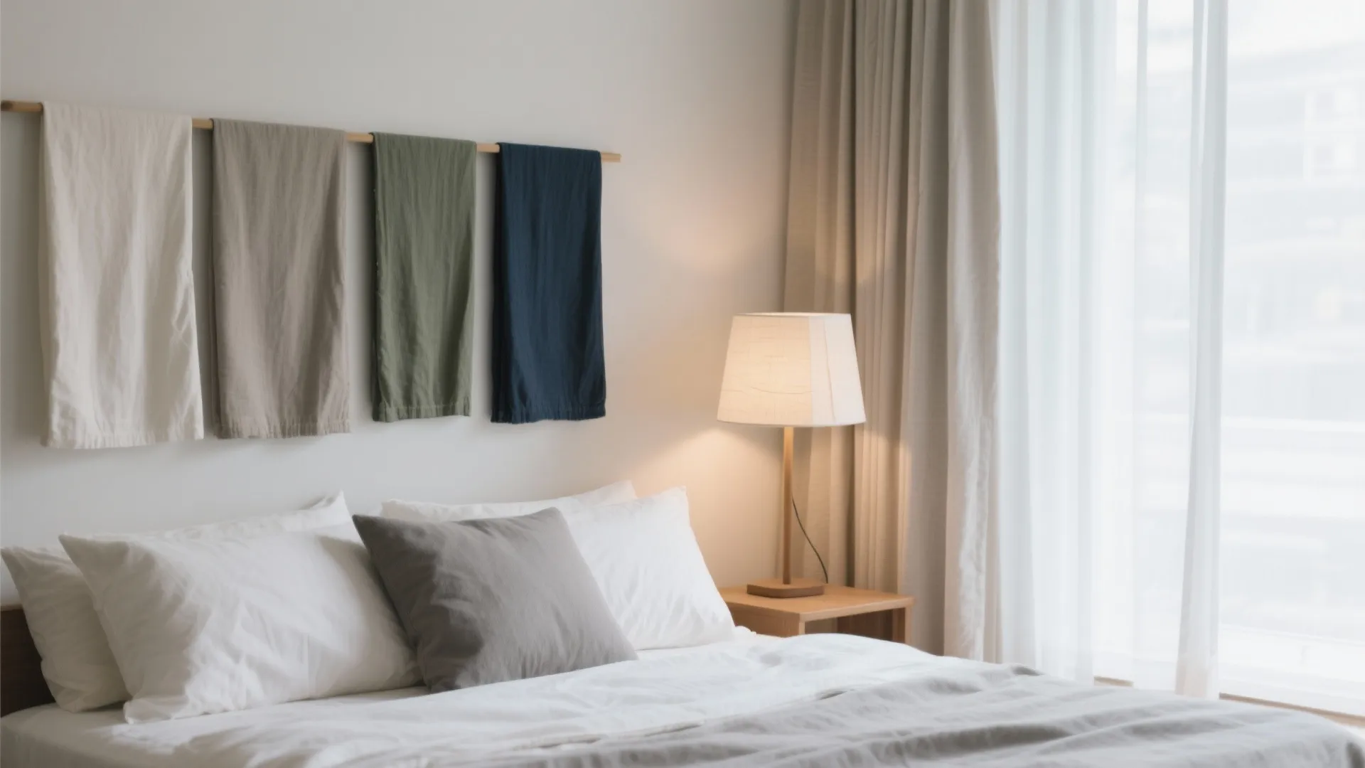 Tips 4: テキスタイルは3色まで｜日式風格の静けさを保つ