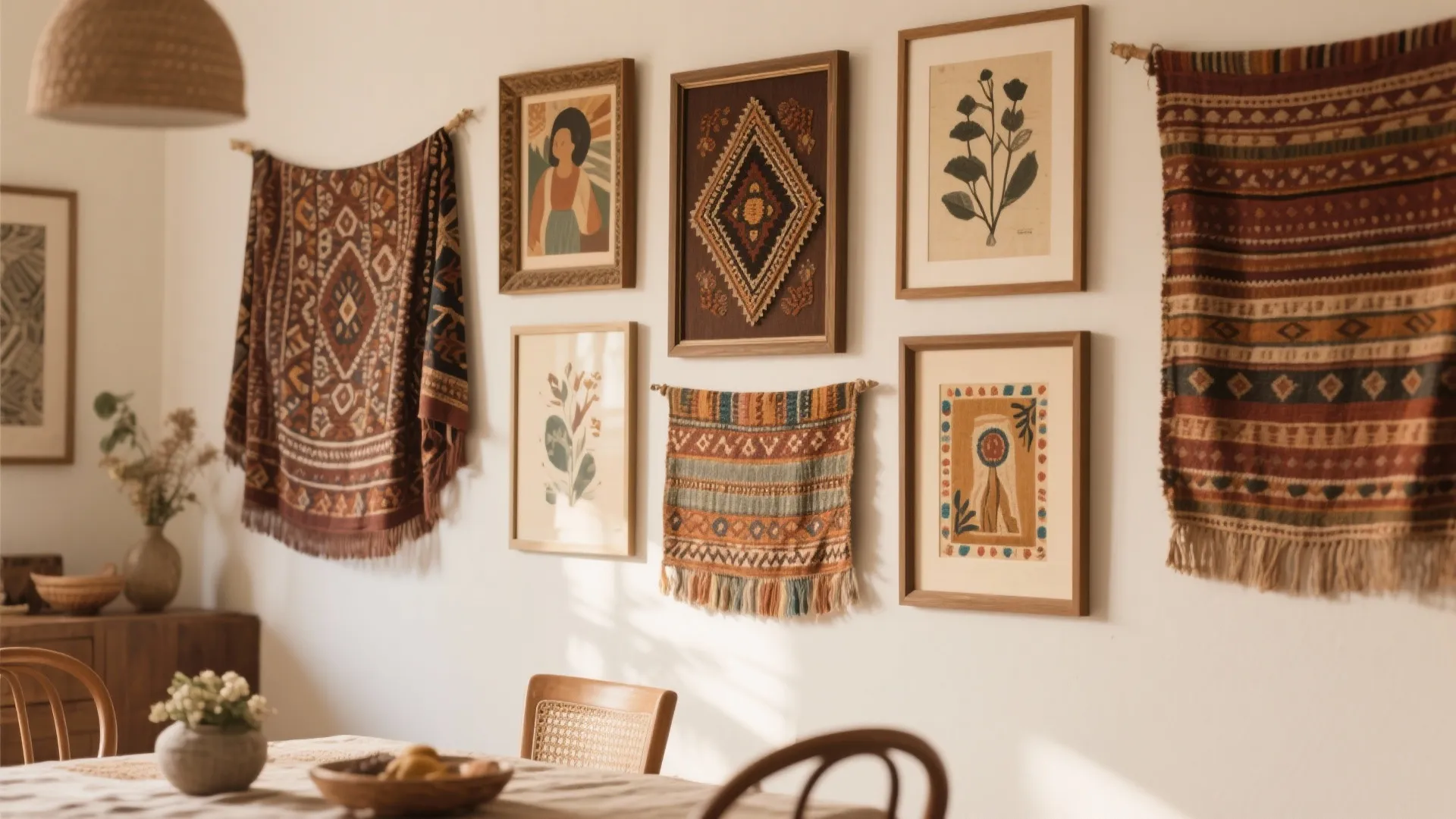 8. Mix Textiles and Art