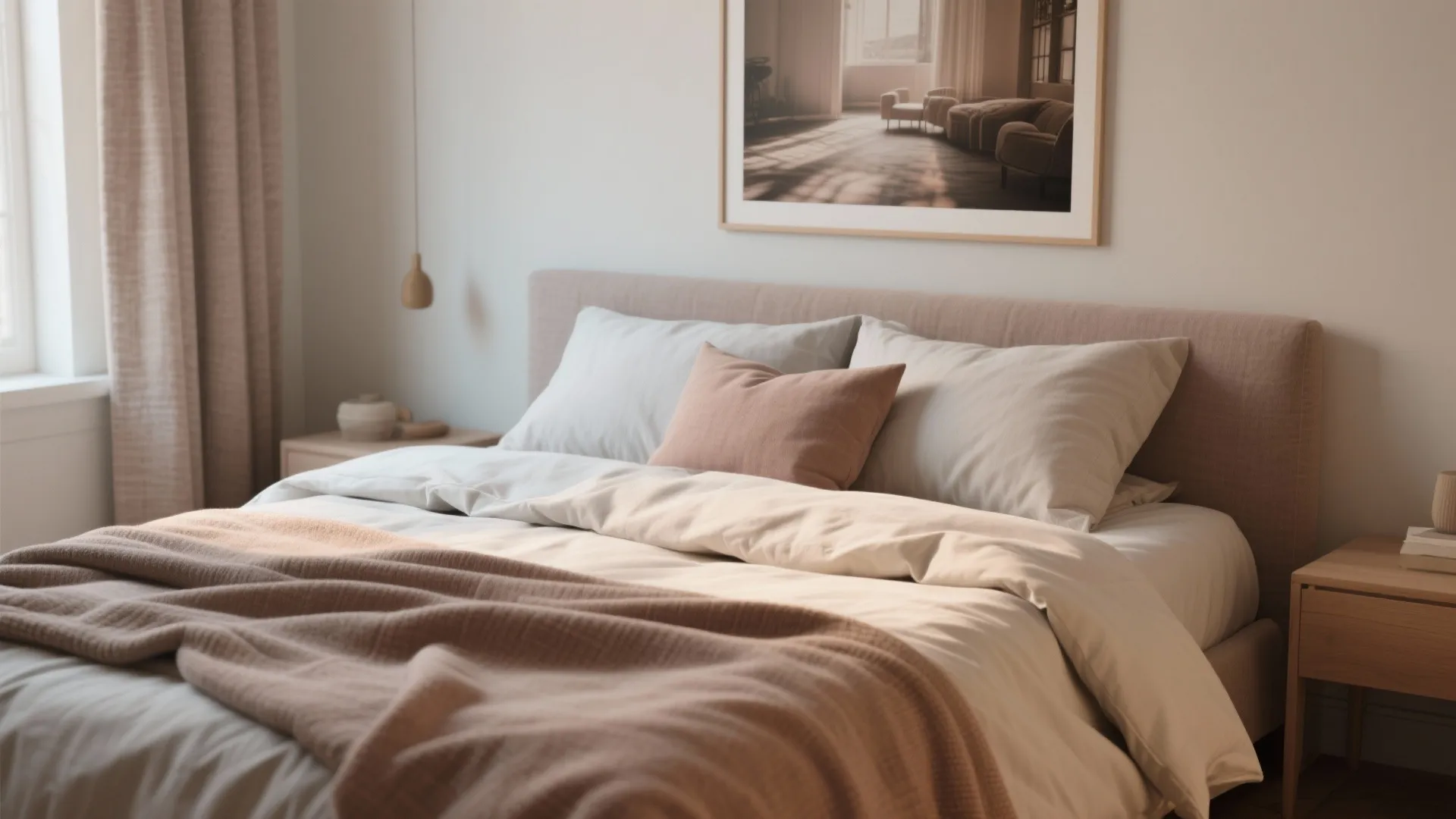 5. Textile-First Styling with Photo Accents