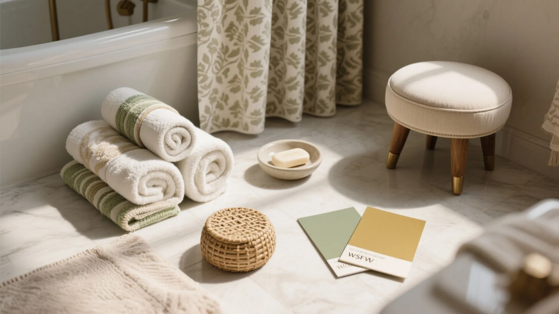 3. Layer Textiles and Unexpected Color Pops