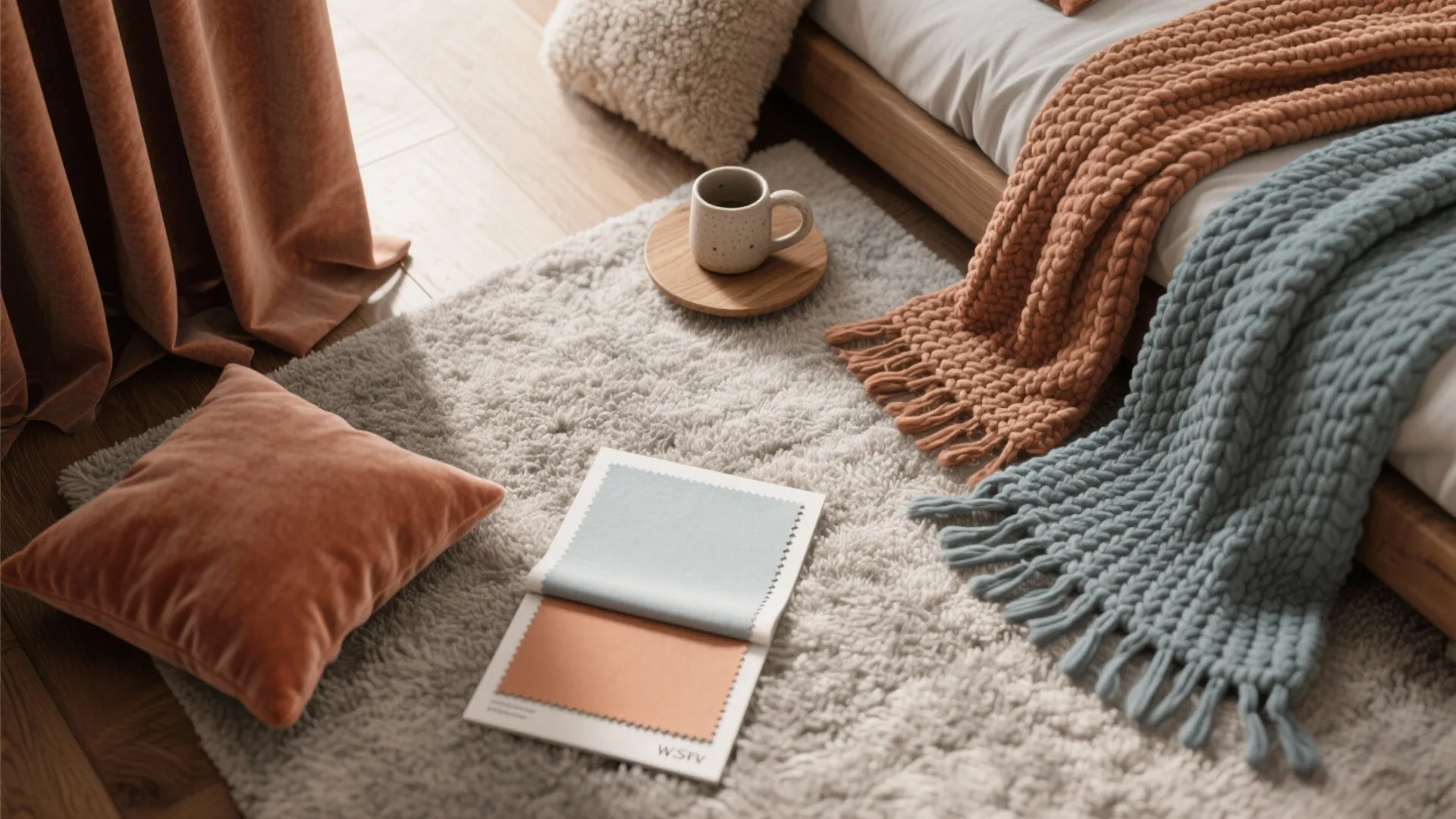 Textiles that hug the room