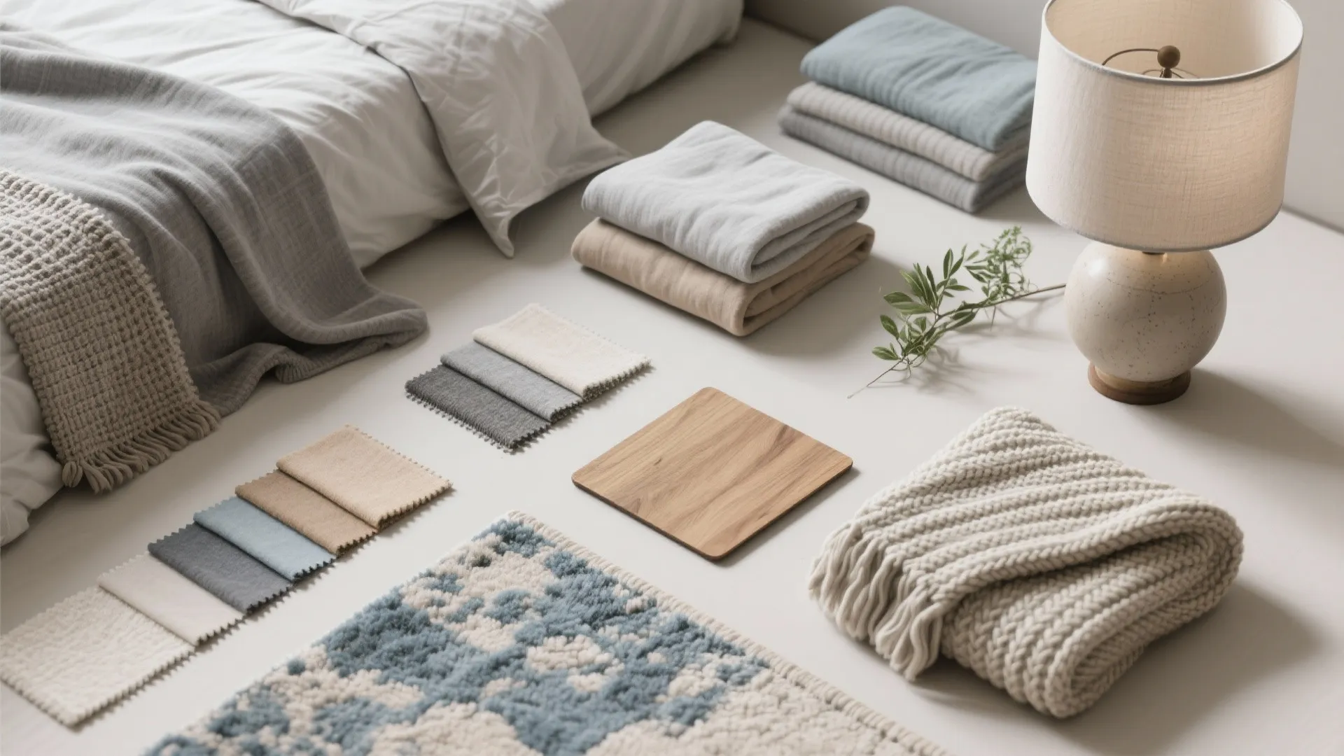 3. Use soft textures and a restrained color palette