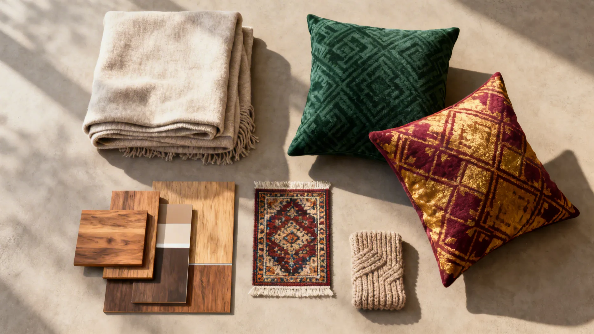 3. Use textiles to add festive color