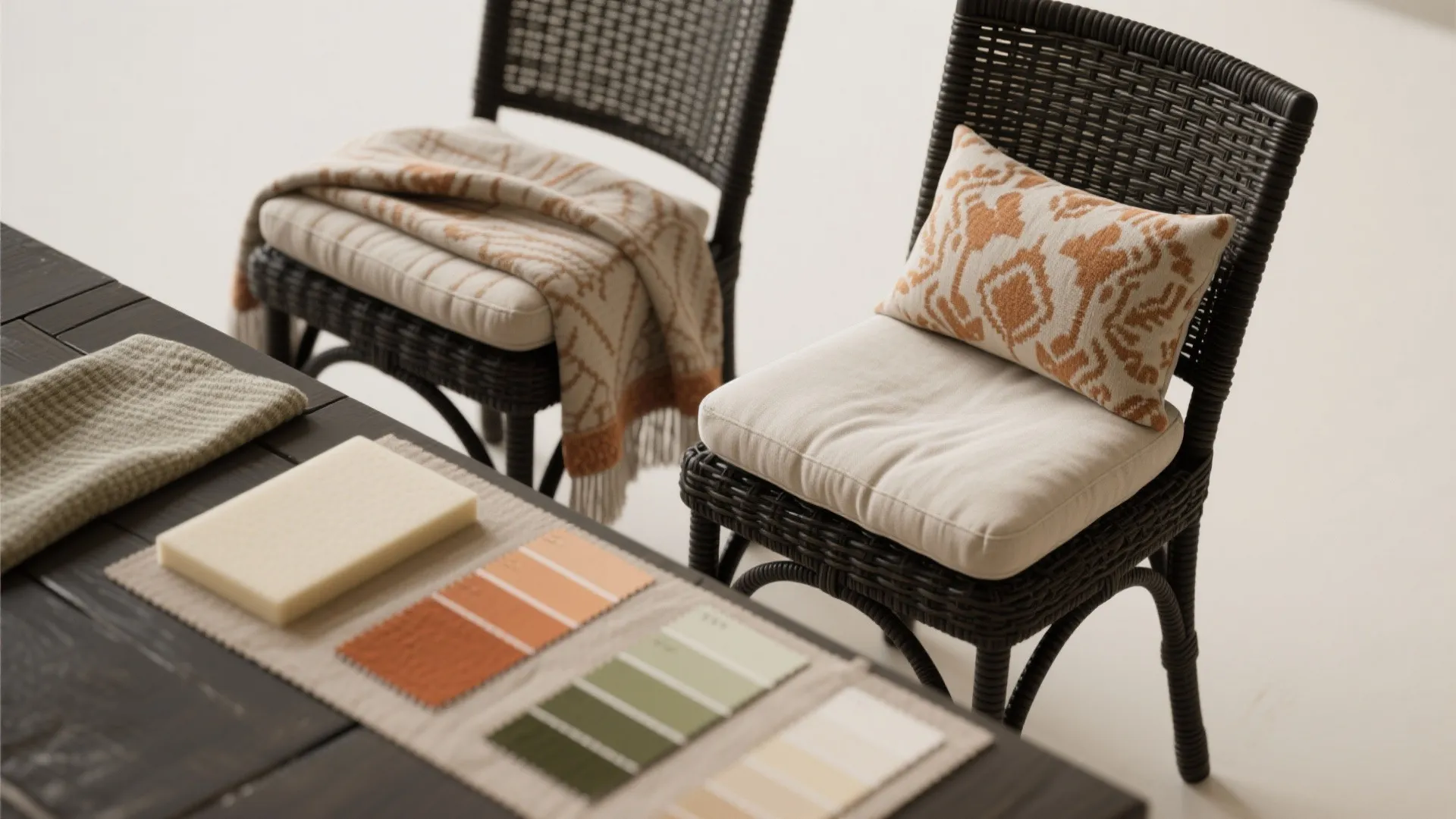 2. Layer textiles for comfort and color