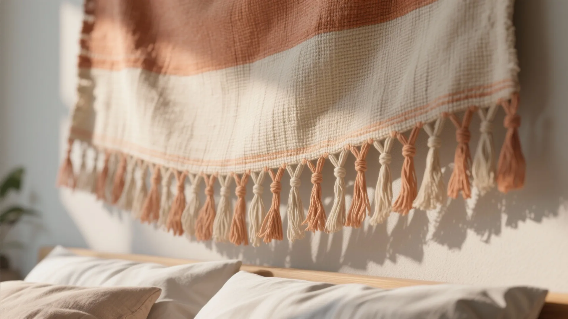 2. Textile Hangings for Soft Texture