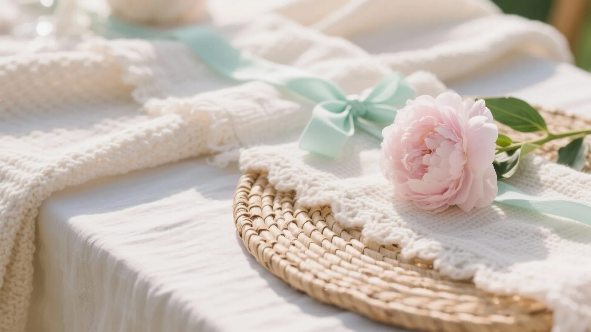 Neutral-and-pastel palette with textural layers