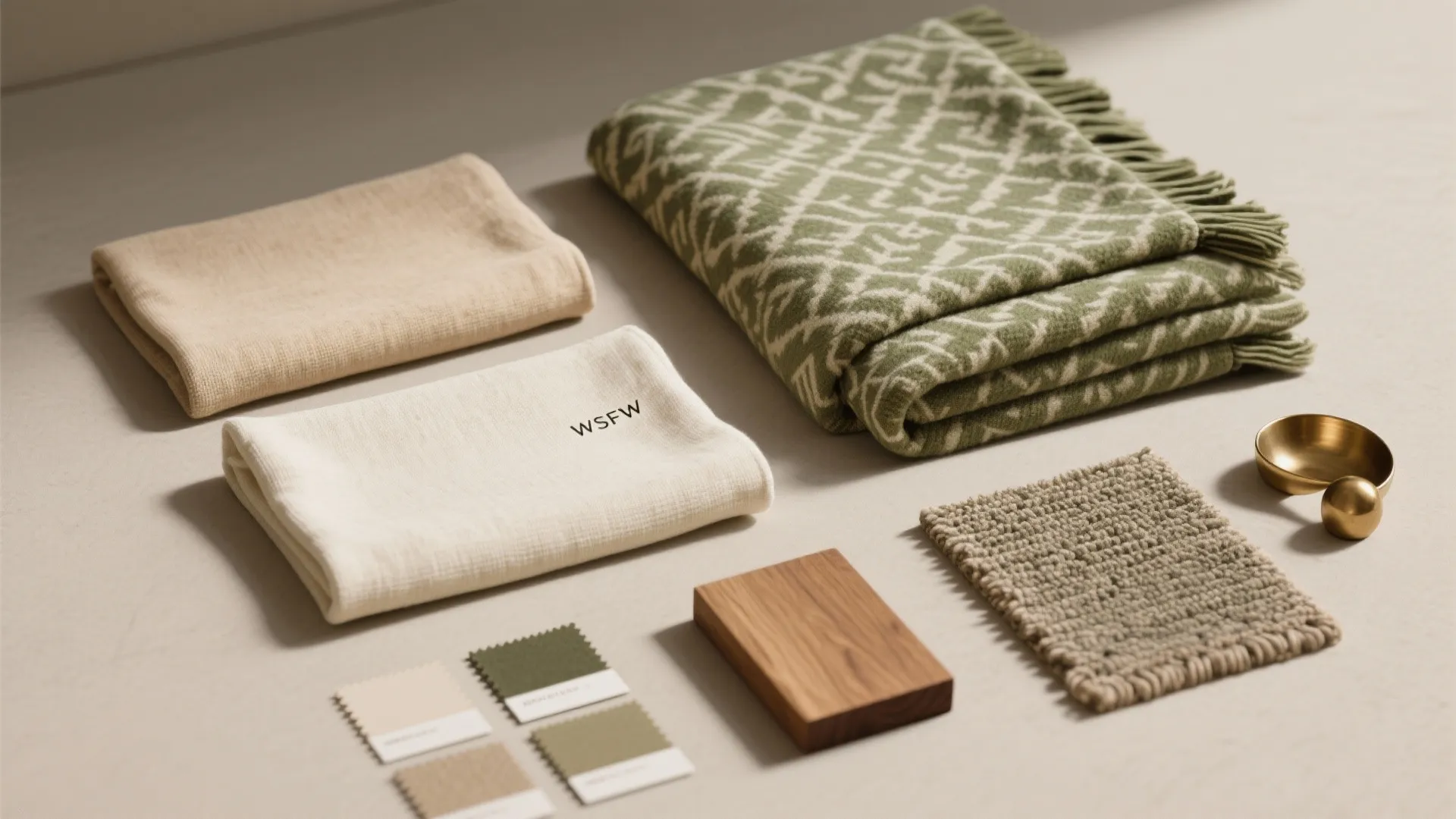 4. Commit to a small palette and playful textiles