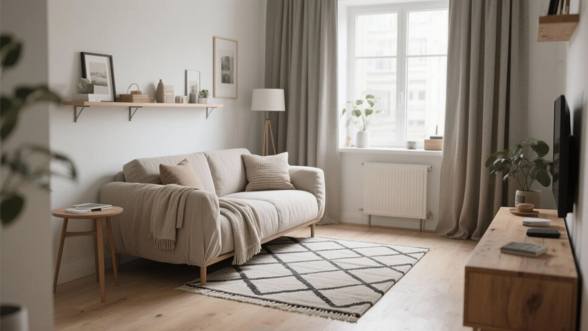 Textile switch-ups: covers, rugs, and curtains