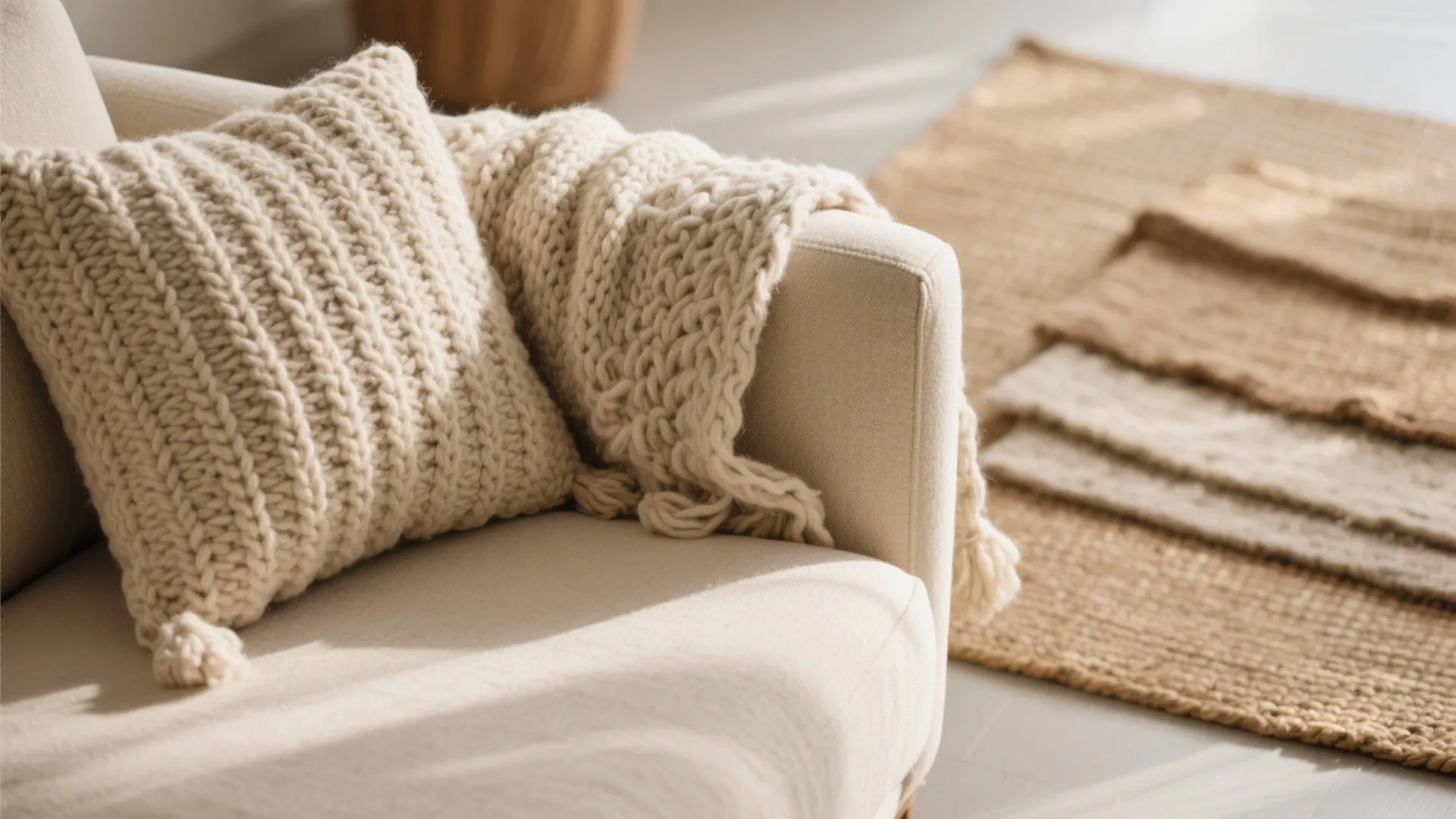 Texture-Rich Textiles Over New Furniture