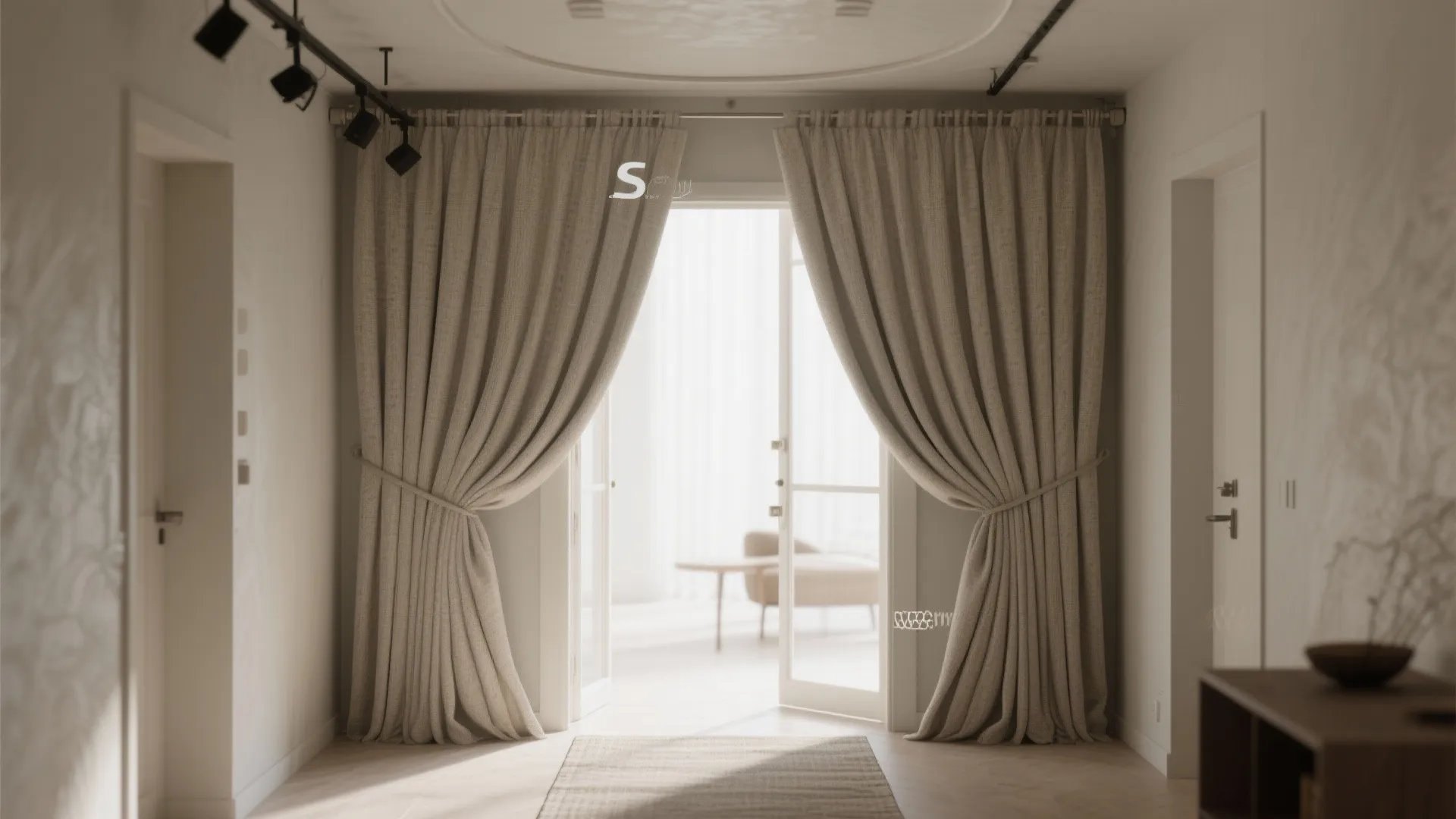 Textile and Track Systems for Flexible Privacy