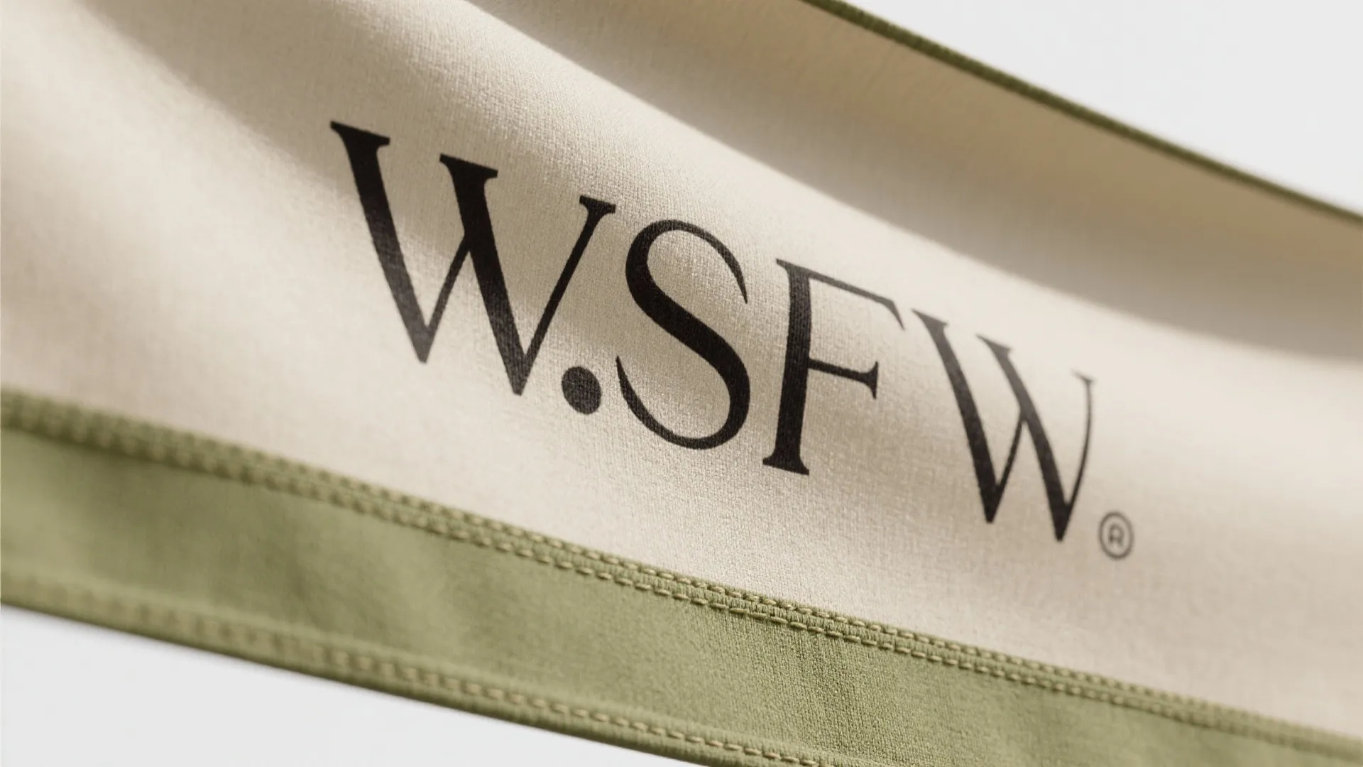 Typographic Elegance on Textile