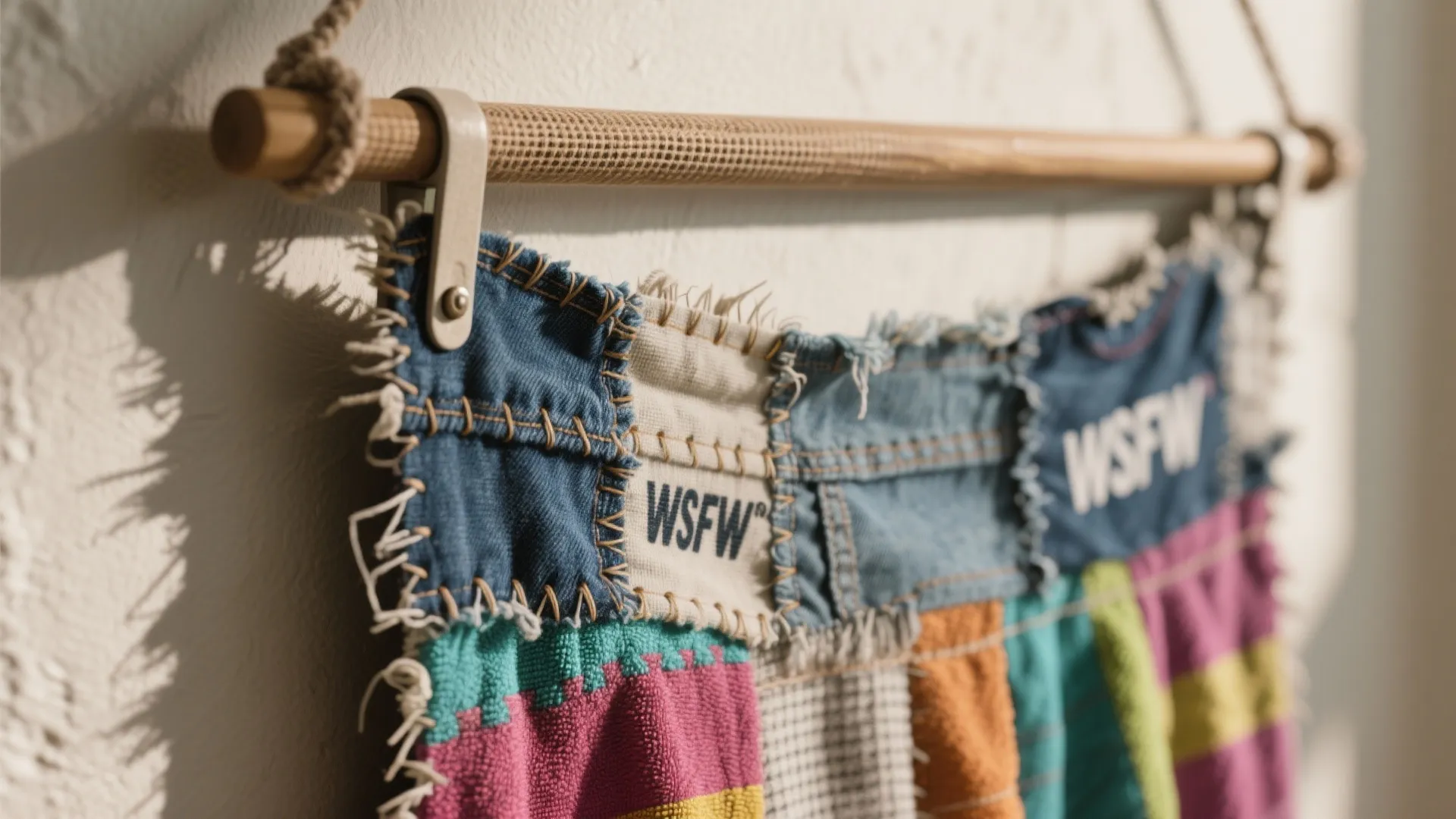 4. Upcycled Textile Installation