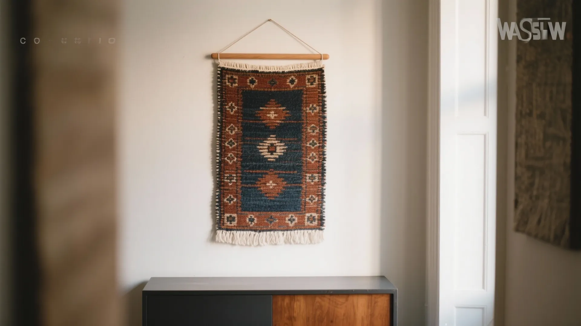 5) Textile Wall Hangings for Warmth