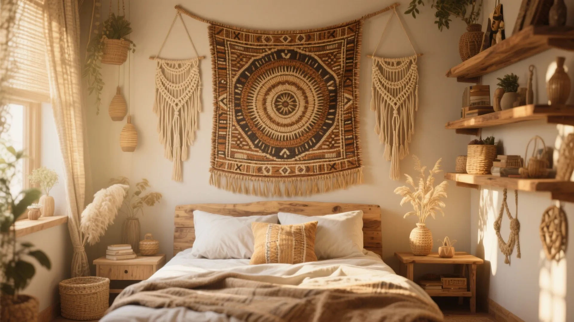 Textile wall hangings