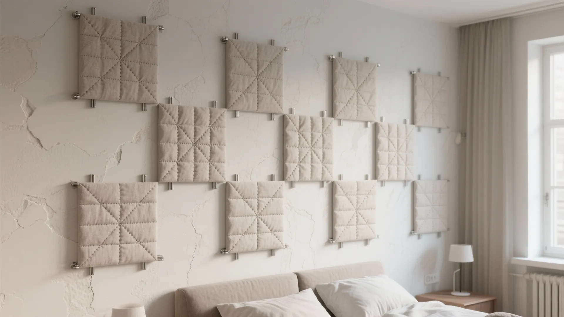4. Textile Wall Panels for Sound & Style