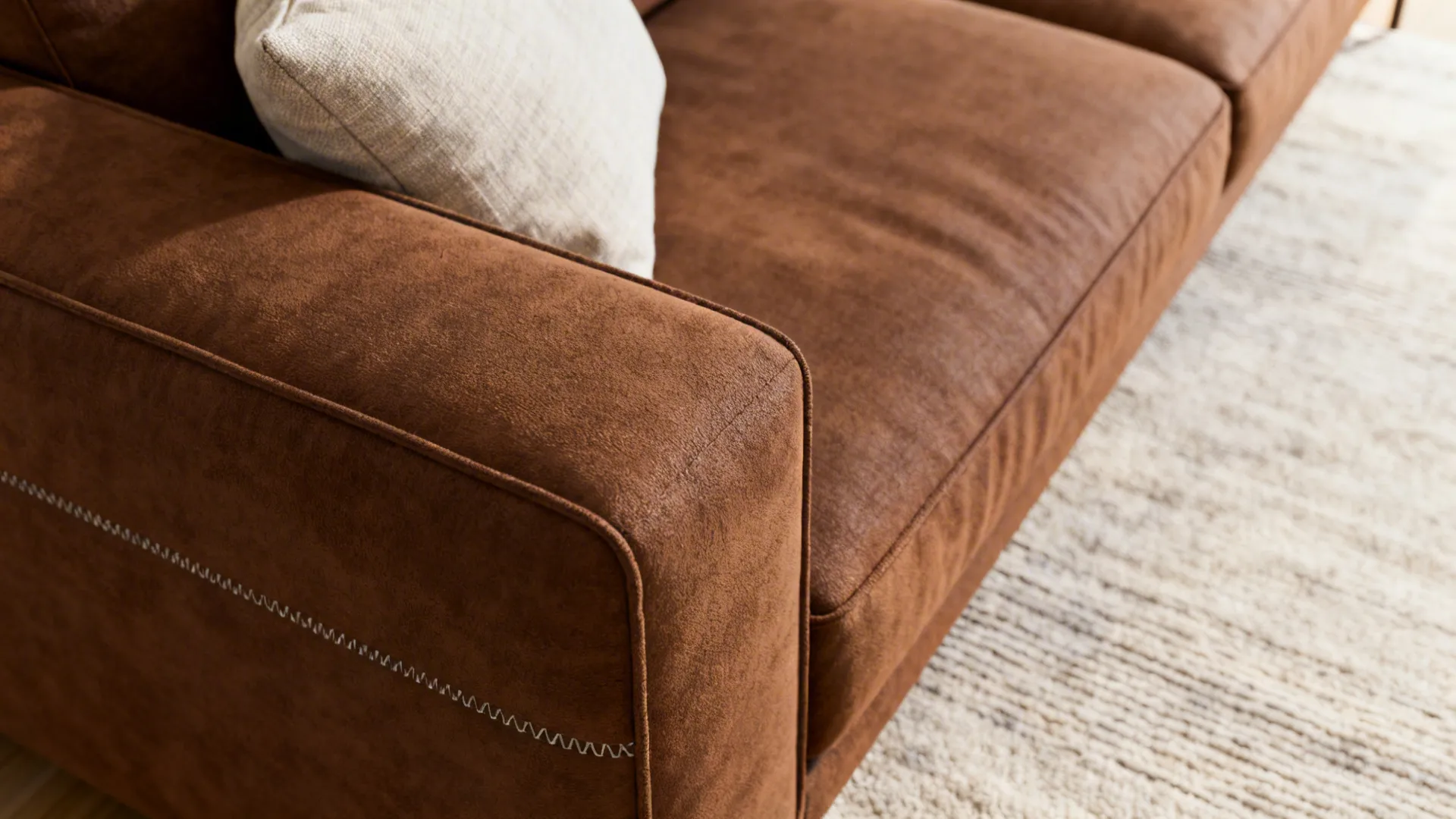 1. Lighten with contrasting textiles