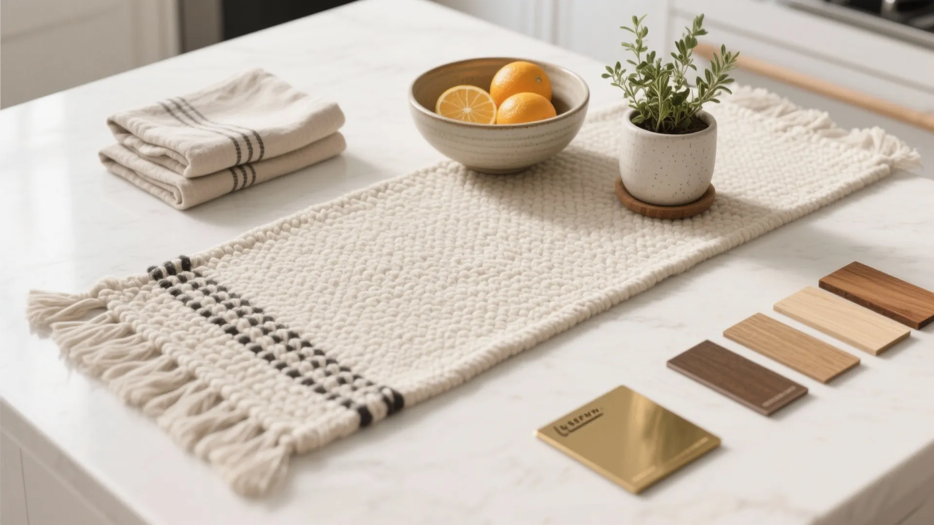 5. Anchor with textiles and curated objects