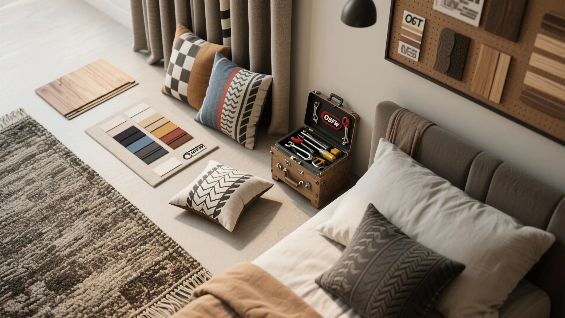 5. Subtle Textiles and Small Details