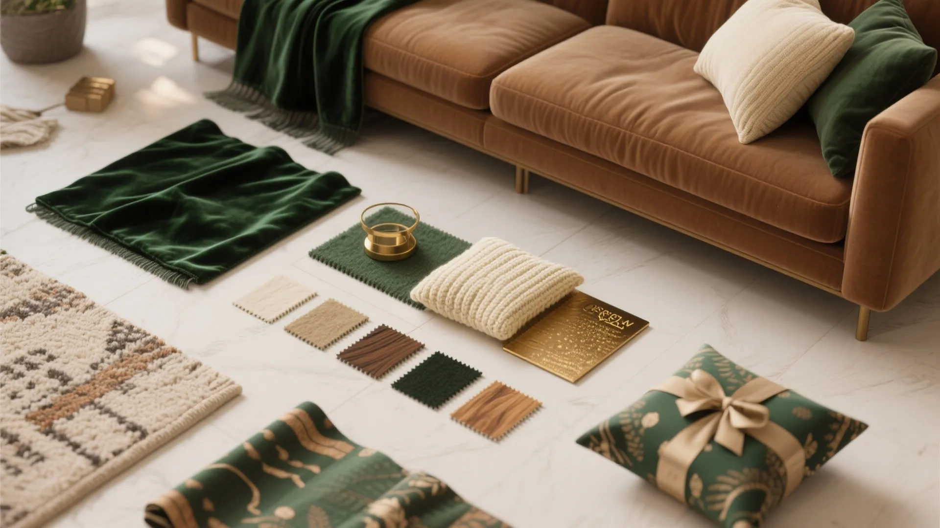 5. Choose a tight palette and seasonal textiles