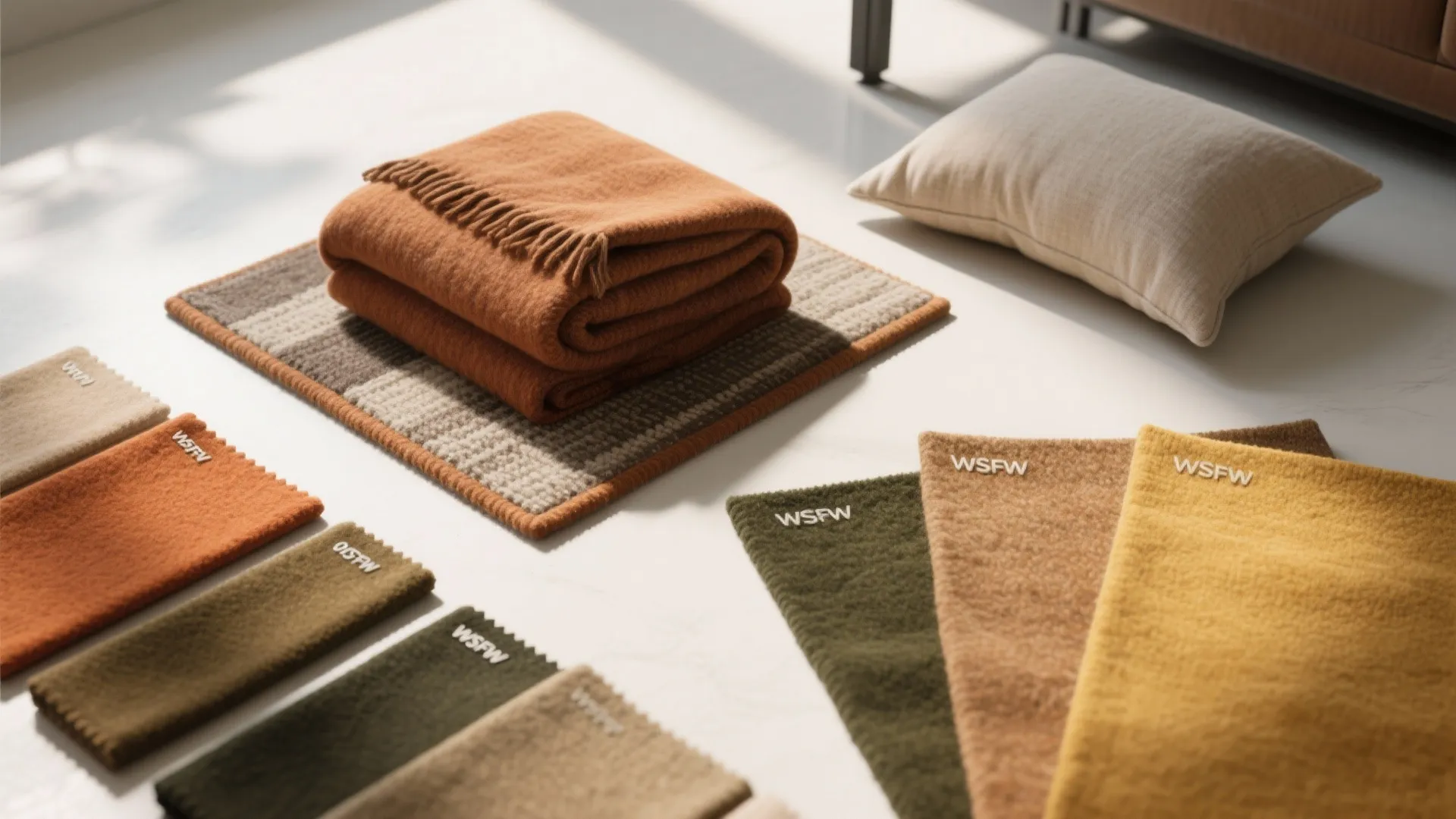 1. Swap in warm textiles and a cozy palette