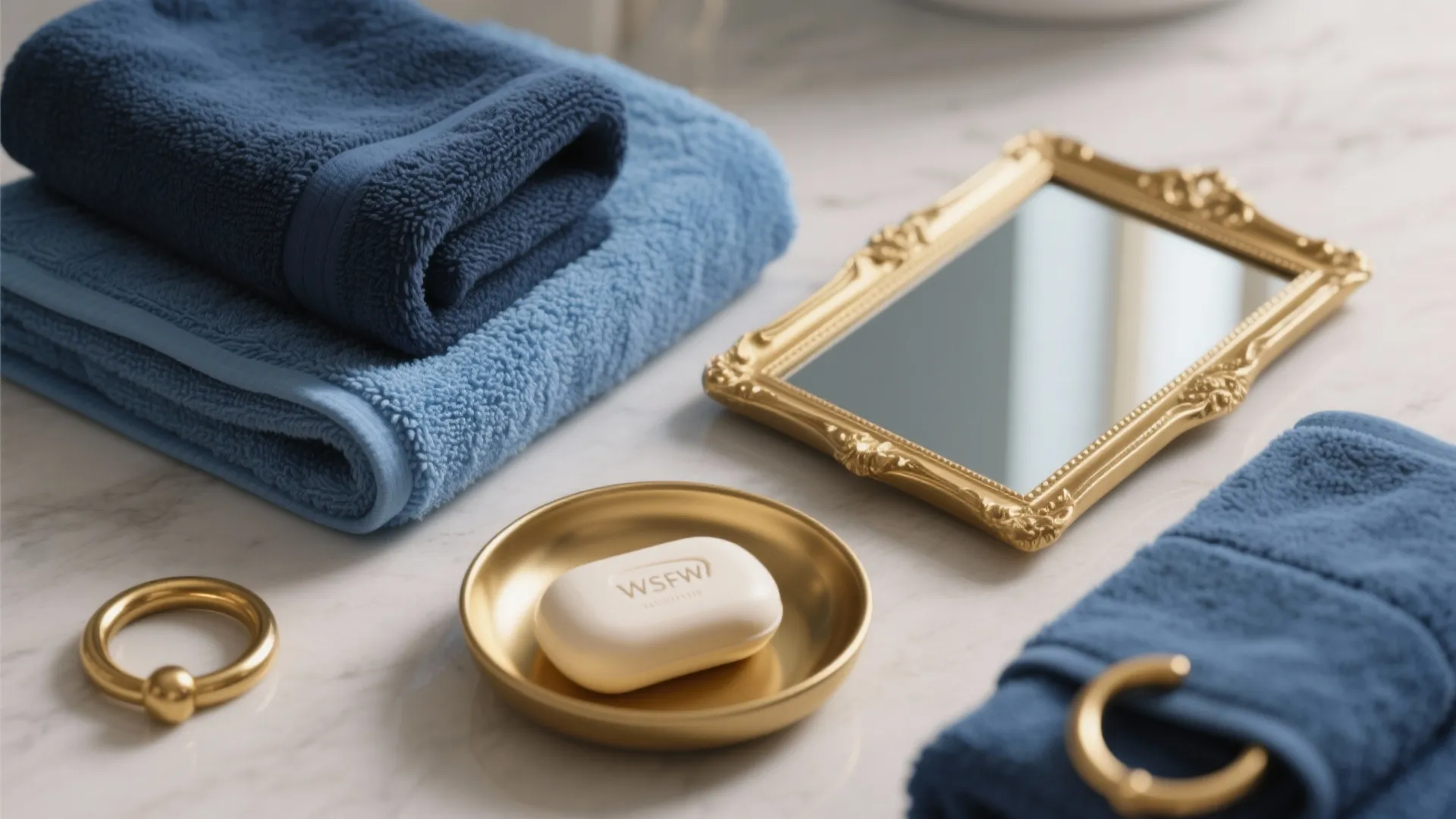 4. Textiles, Mirrors, and Small Gold Accents