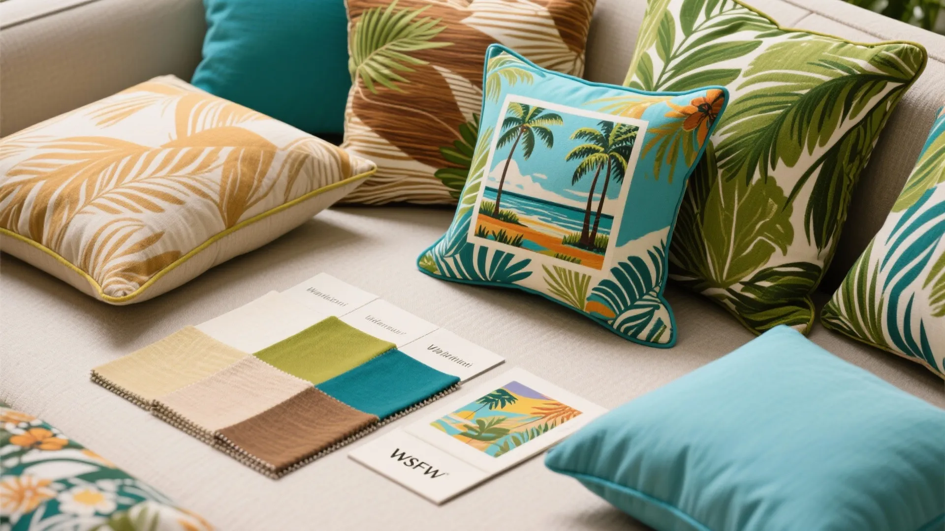 4. Durable yet tropical textiles