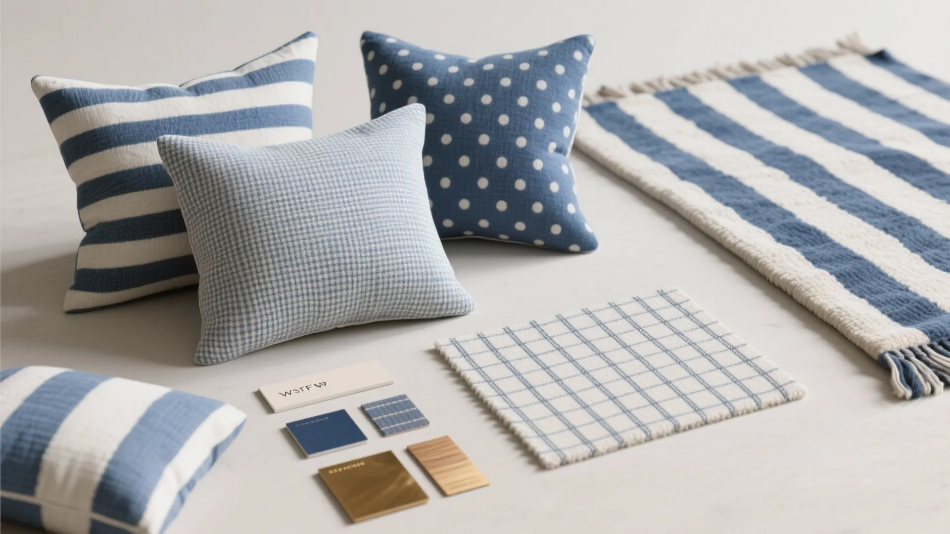 4. Mix with Patterned Textiles