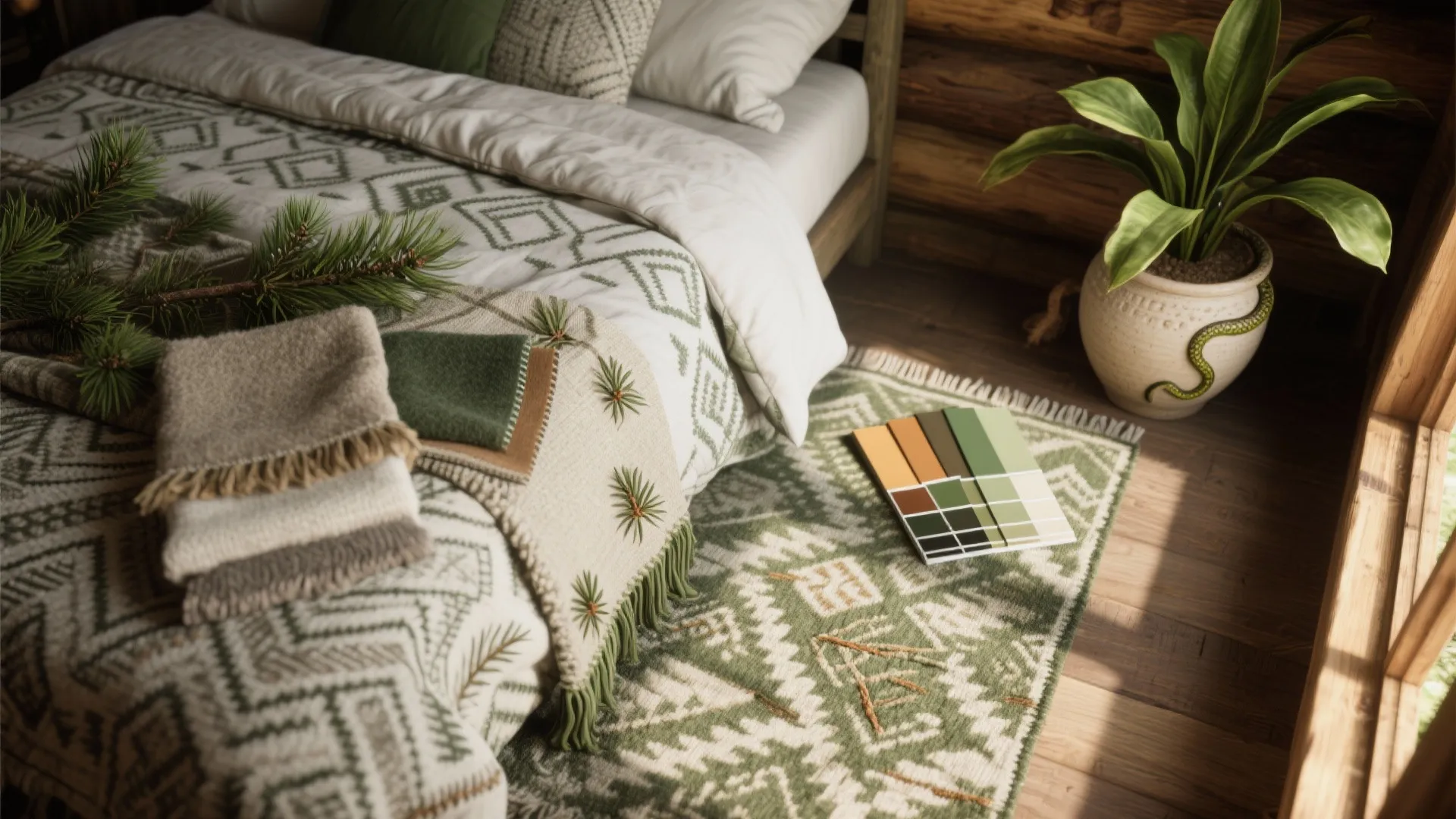 Nature-Inspired Textiles and Greenery