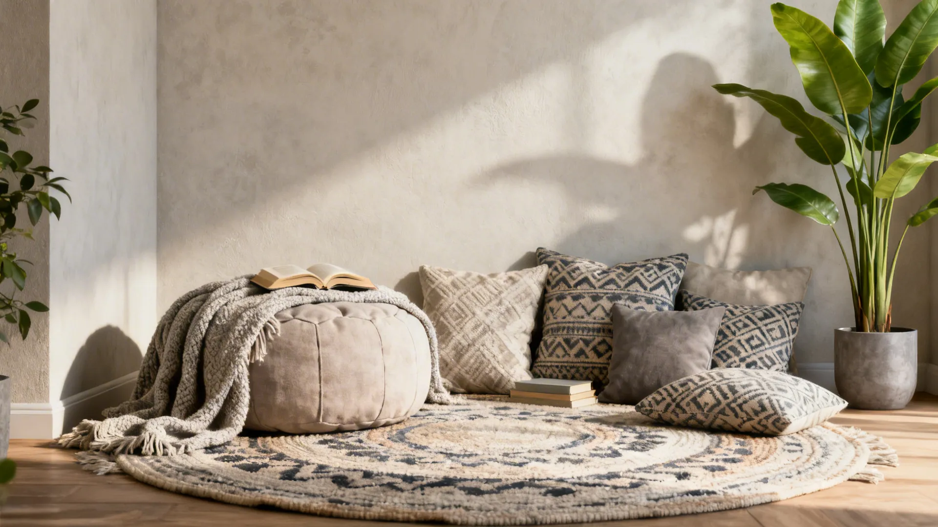 5. Create Visual Interest with Textiles and Greenery