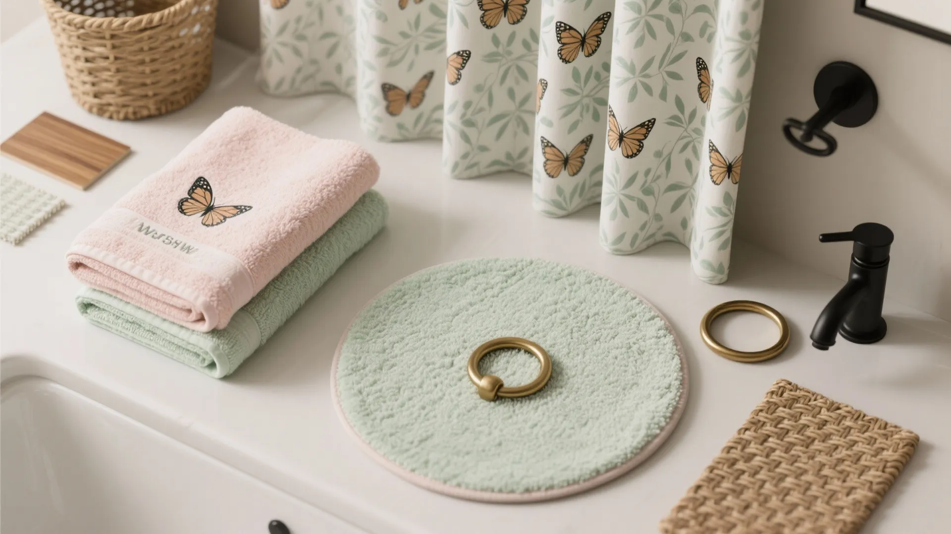 2. Subtle wings — textiles and hardware