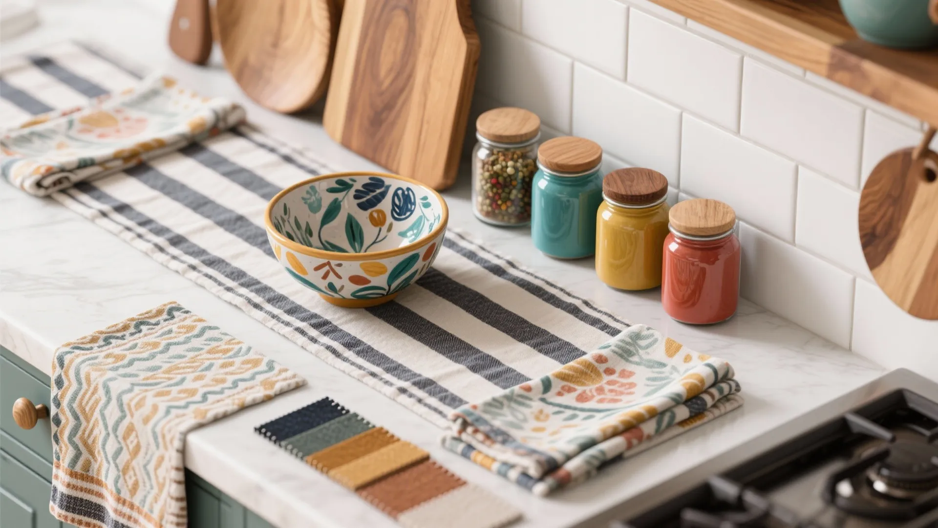 5. Use Patterns with Textiles and Small Details