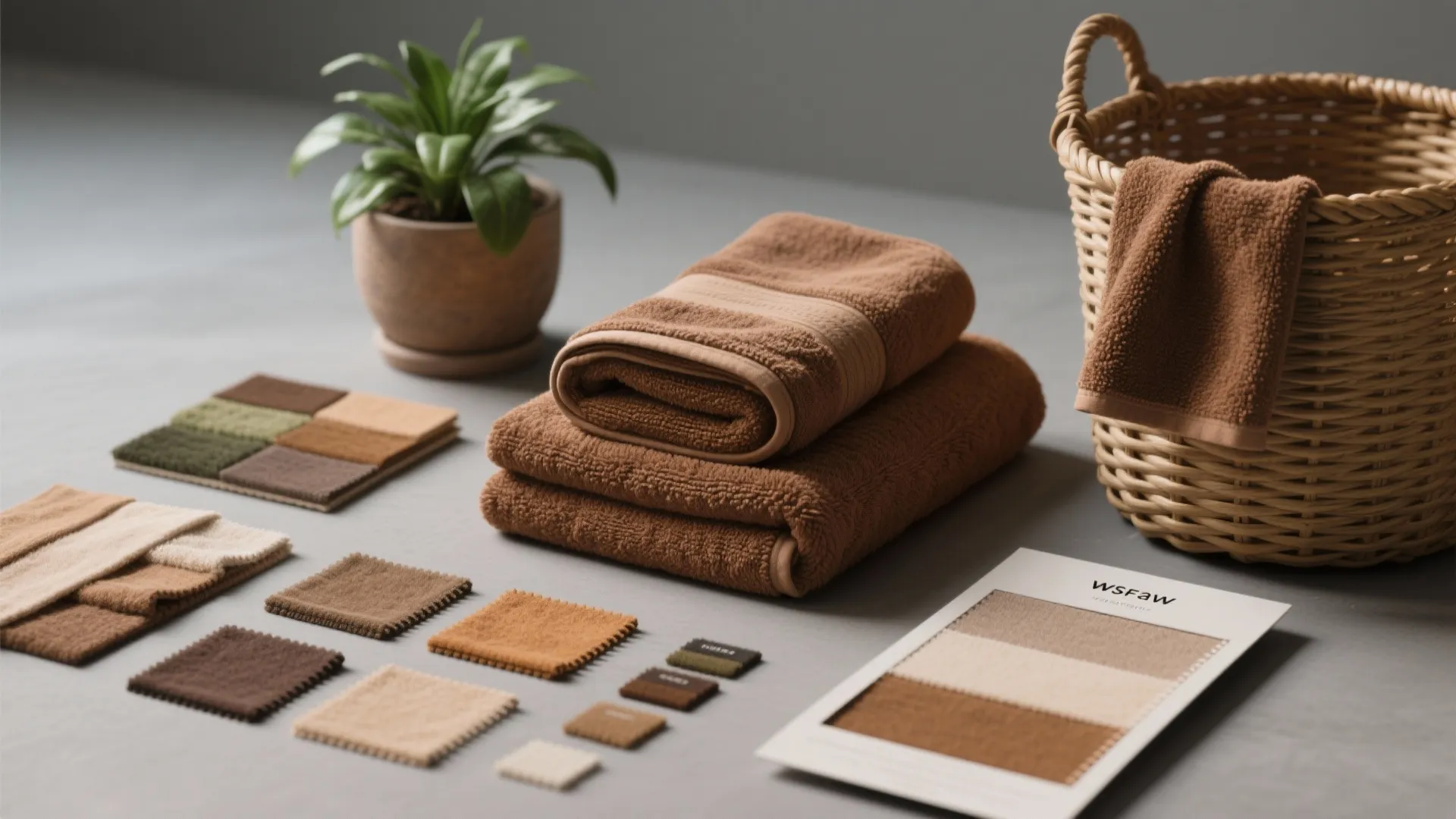 5. Soft textiles and plants to bridge tones