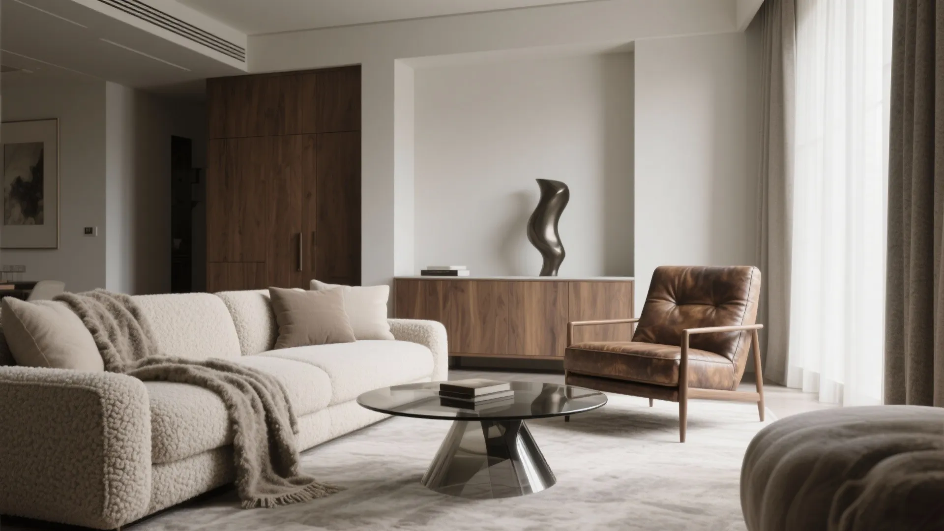 Textural Neutrals With One Hero Piece