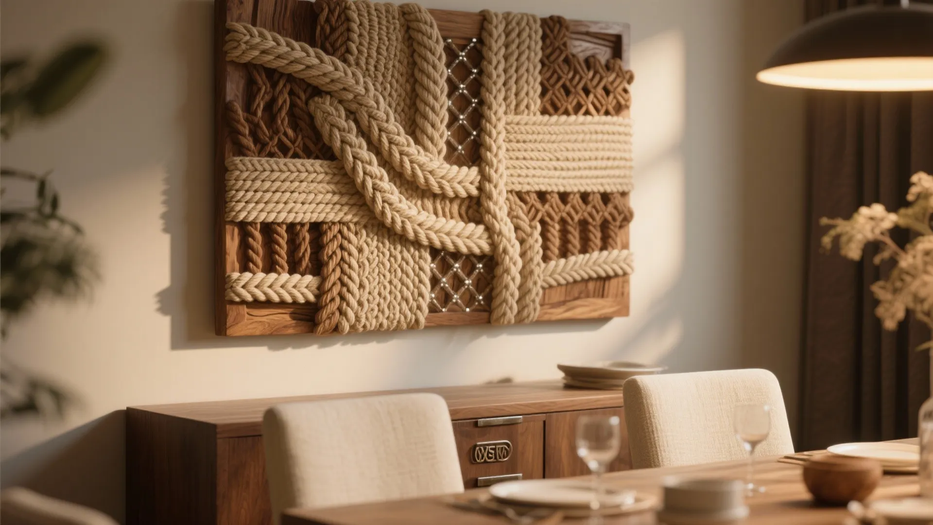 5. Textural or Sculptural Wall Pieces