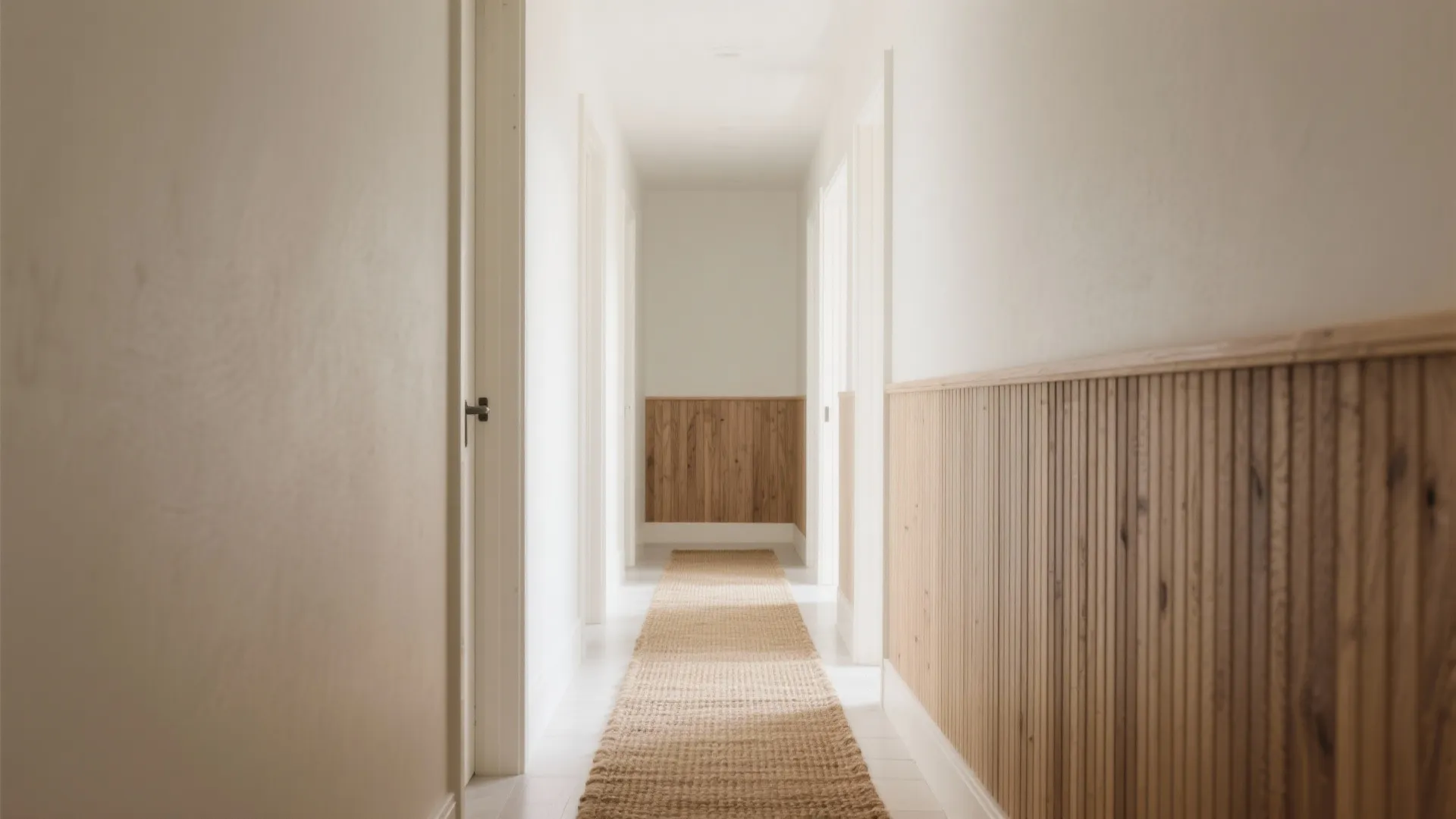 Textural Warmth: Wood Accents and Runners