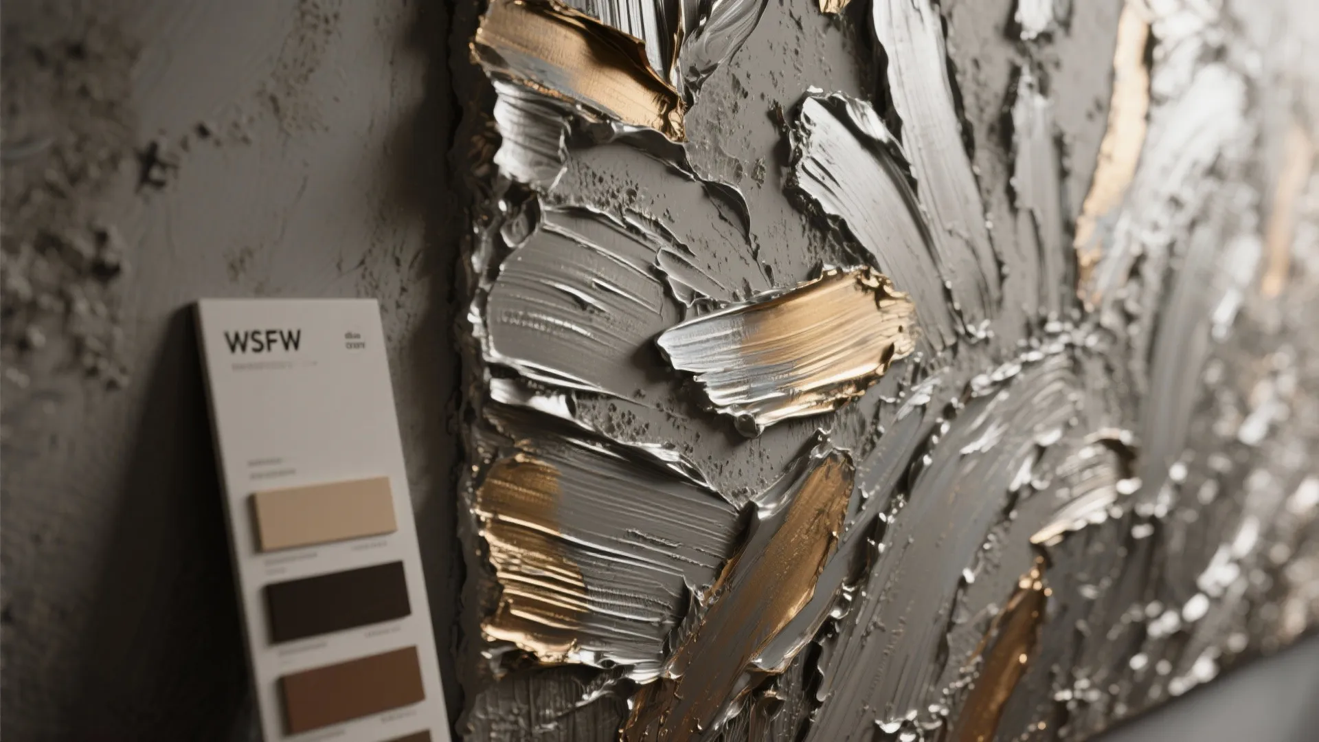 4. Texture & Abstract Accent: Paint with Palette Knives