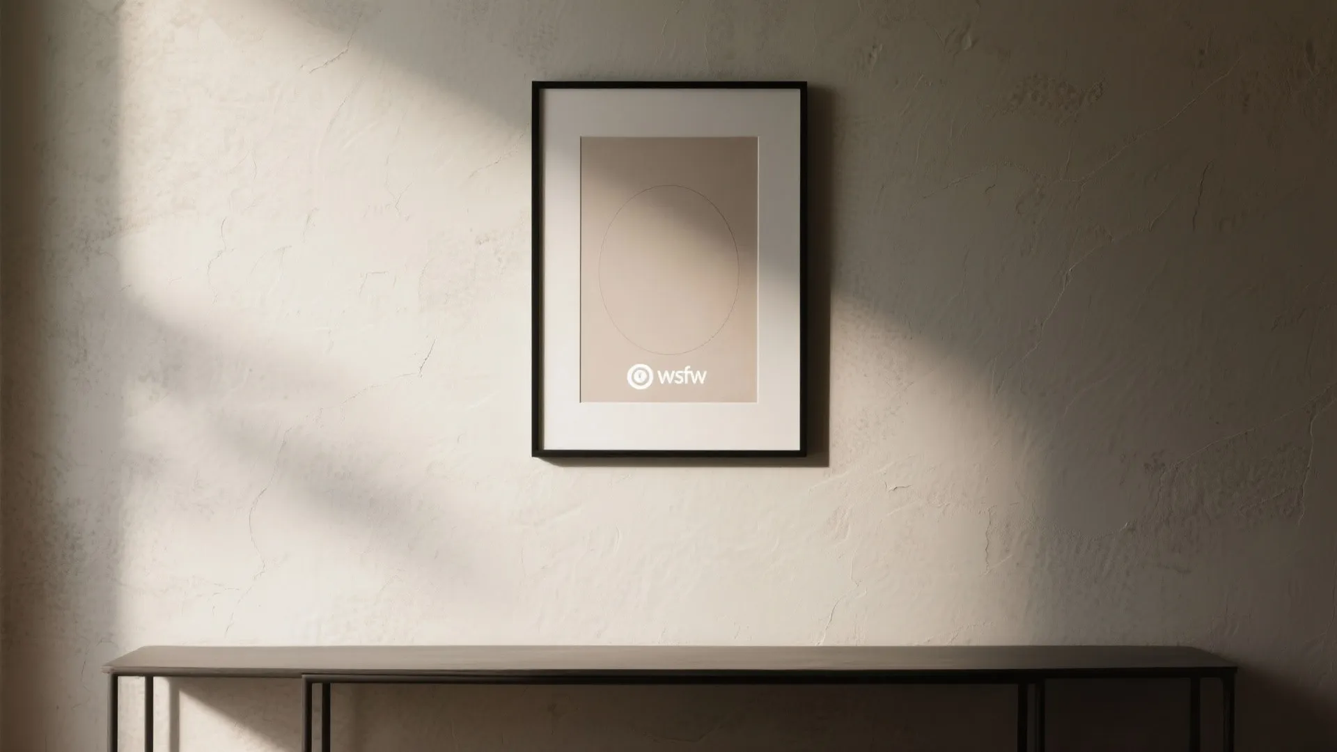 Textured Backdrop with a Simple Frame