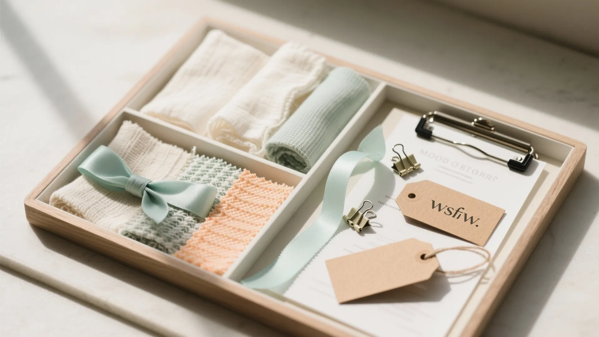 Interactive Texture Bar (Mini Mood Board Station)