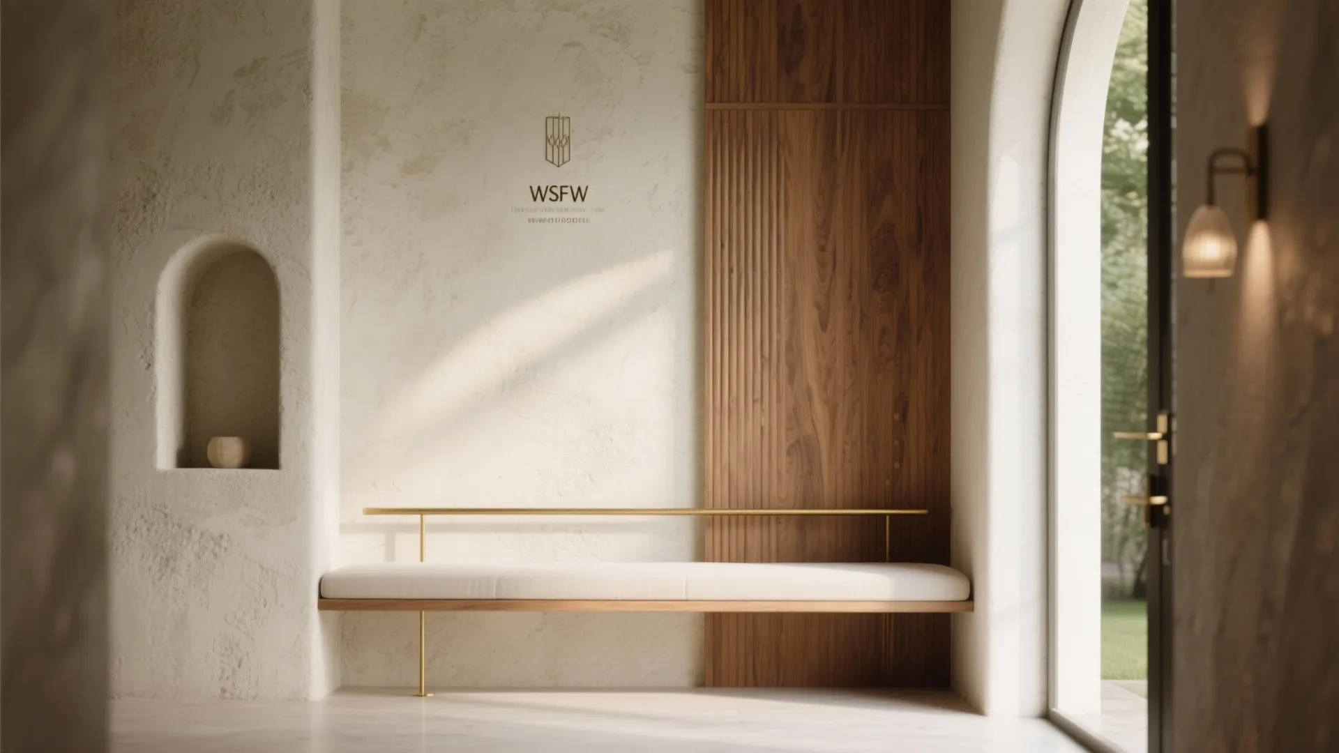 Textured finishes: limewash, microcement, and fluted panels