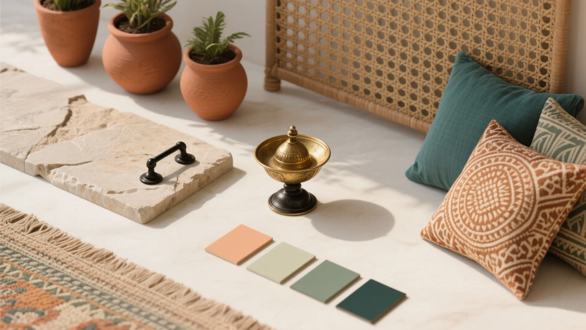 Texture, craft, and color: giving your balcony an Indian soul